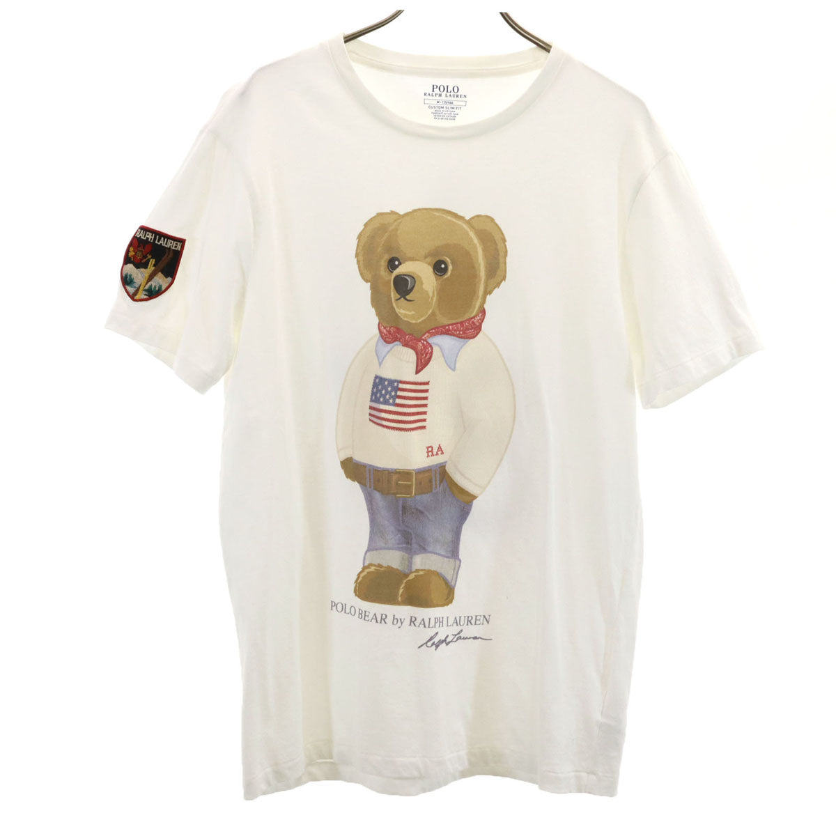 POLO RALPH LAUREN ポロラルフローレン ポロベア 半袖 Tシャツ M ホワイト メンズ