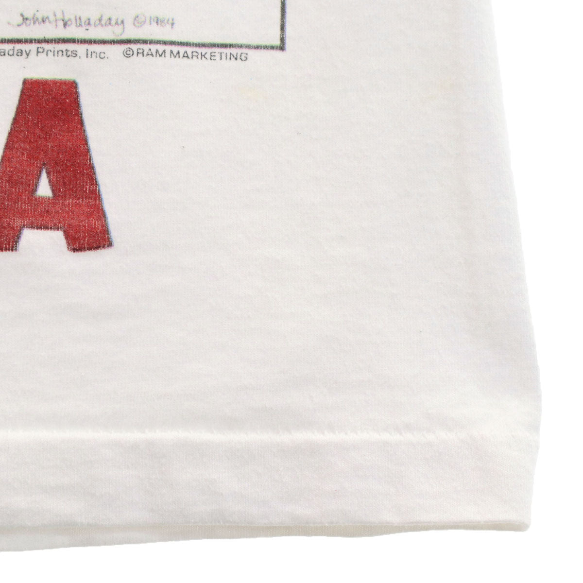 RAMBLERS ランブラーズ GEORGIA BULLDOGS 半袖 シングルステッチ Tシャツ M ホワイト メンズ