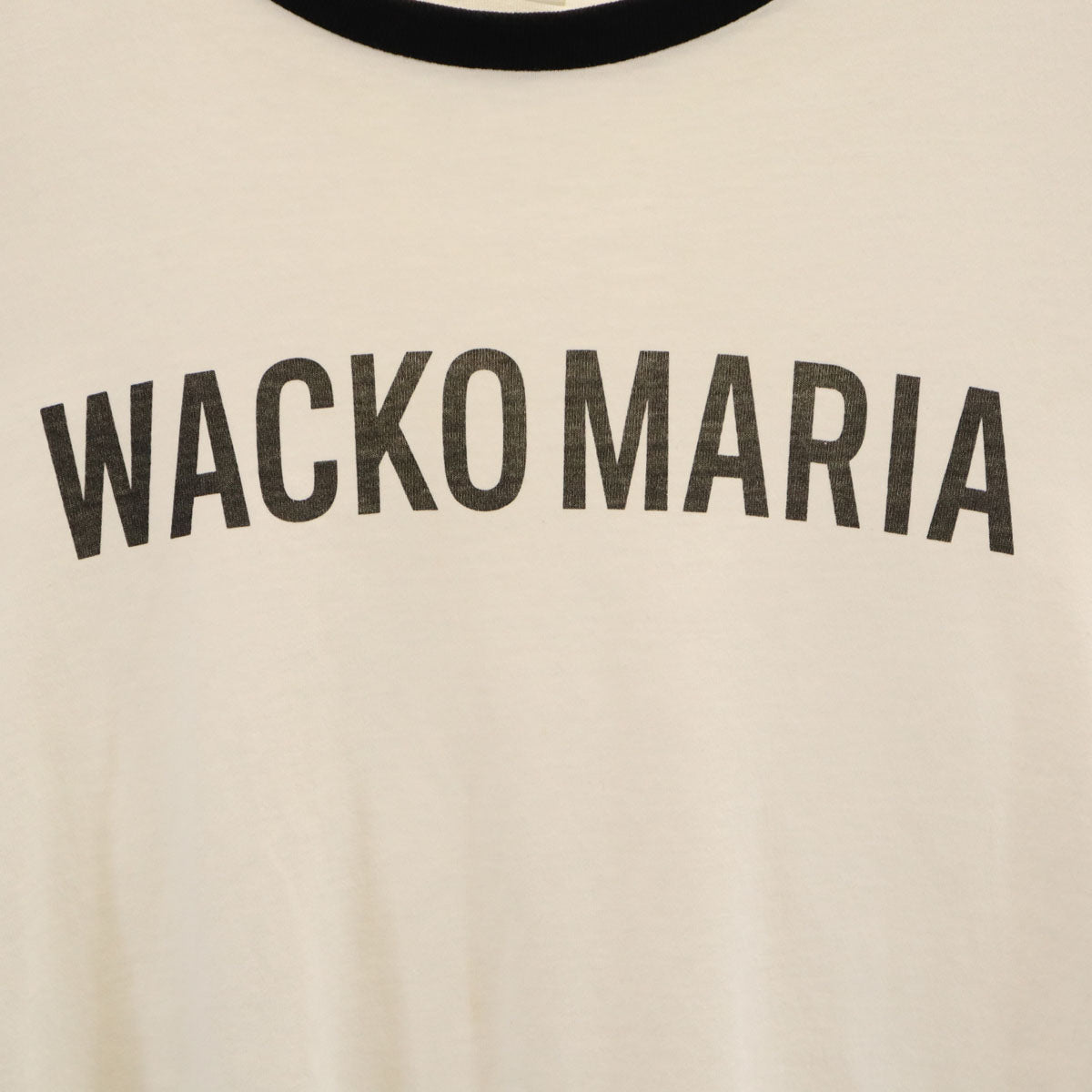 The Guilty Parties ギルティーパーティーズ 日本製 ワコマリア 長袖 リンガー Tシャツ M ホワイト ロンT WACKO MARIA メンズ
