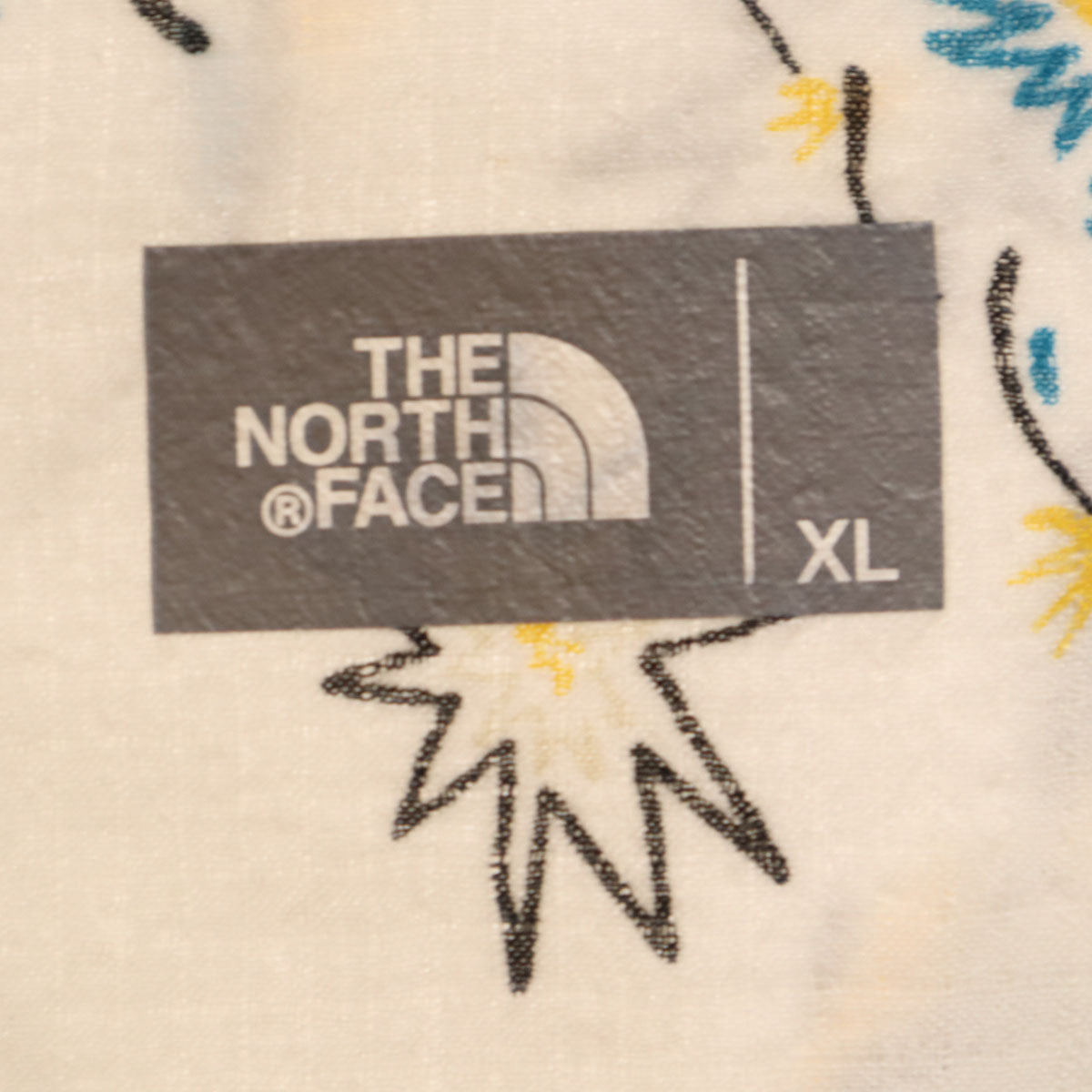 THE NORTH FACE ノースフェイス 総柄 半袖 クライミング サマー オープンカラーシャツ XL ホワイト NR21931 アウトドア メンズ