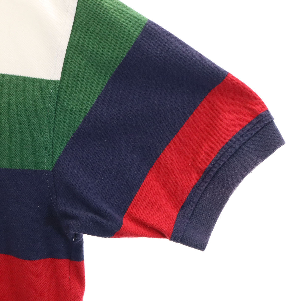 TOMMY HILFIGER トミーヒルフィガー 90s オールド 半袖 ポロシャツ M ホワイト 鹿の子 メンズ