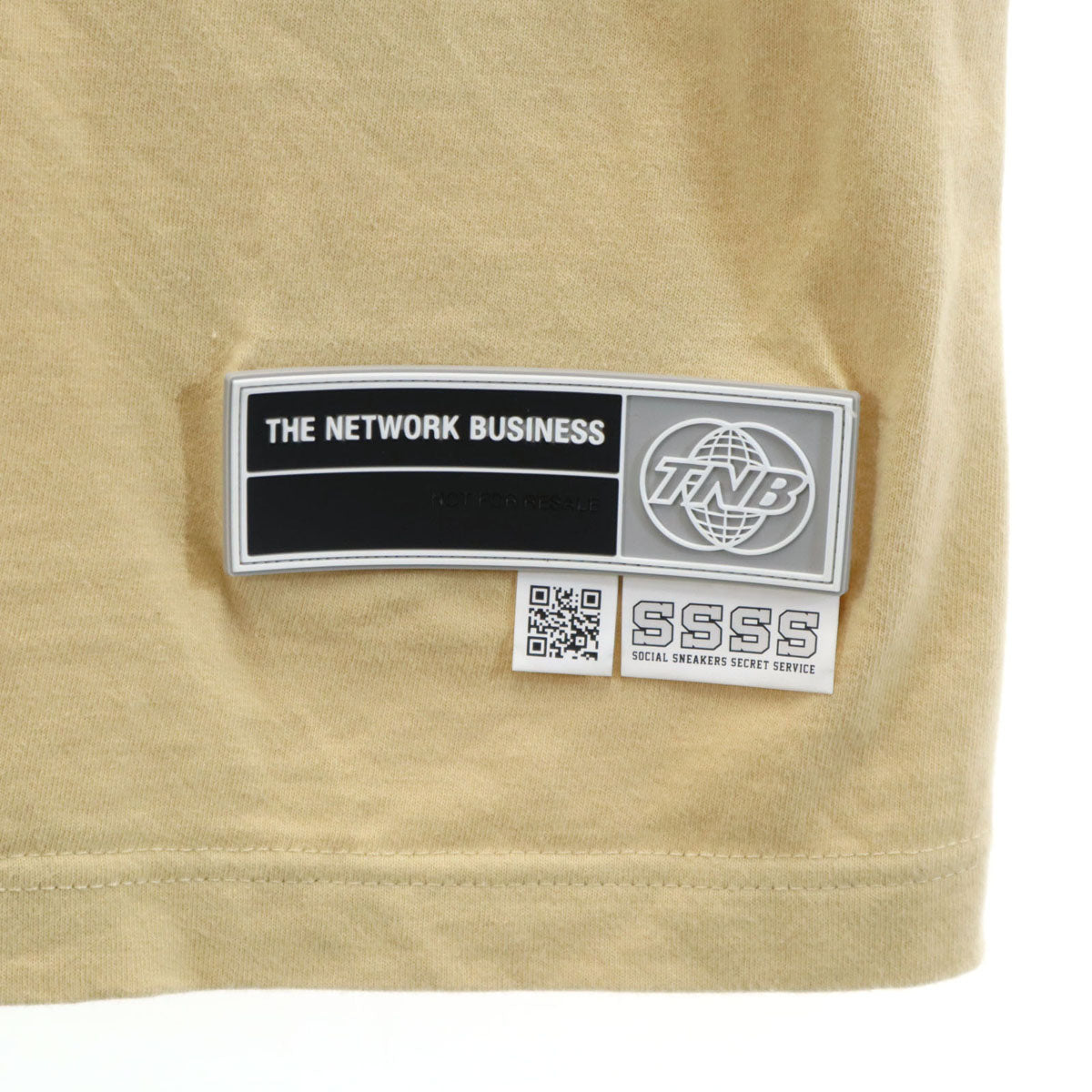 THE NETWORK BUSINESS ザネットワークビジネス 半袖 Tシャツ L ベージュ メンズ