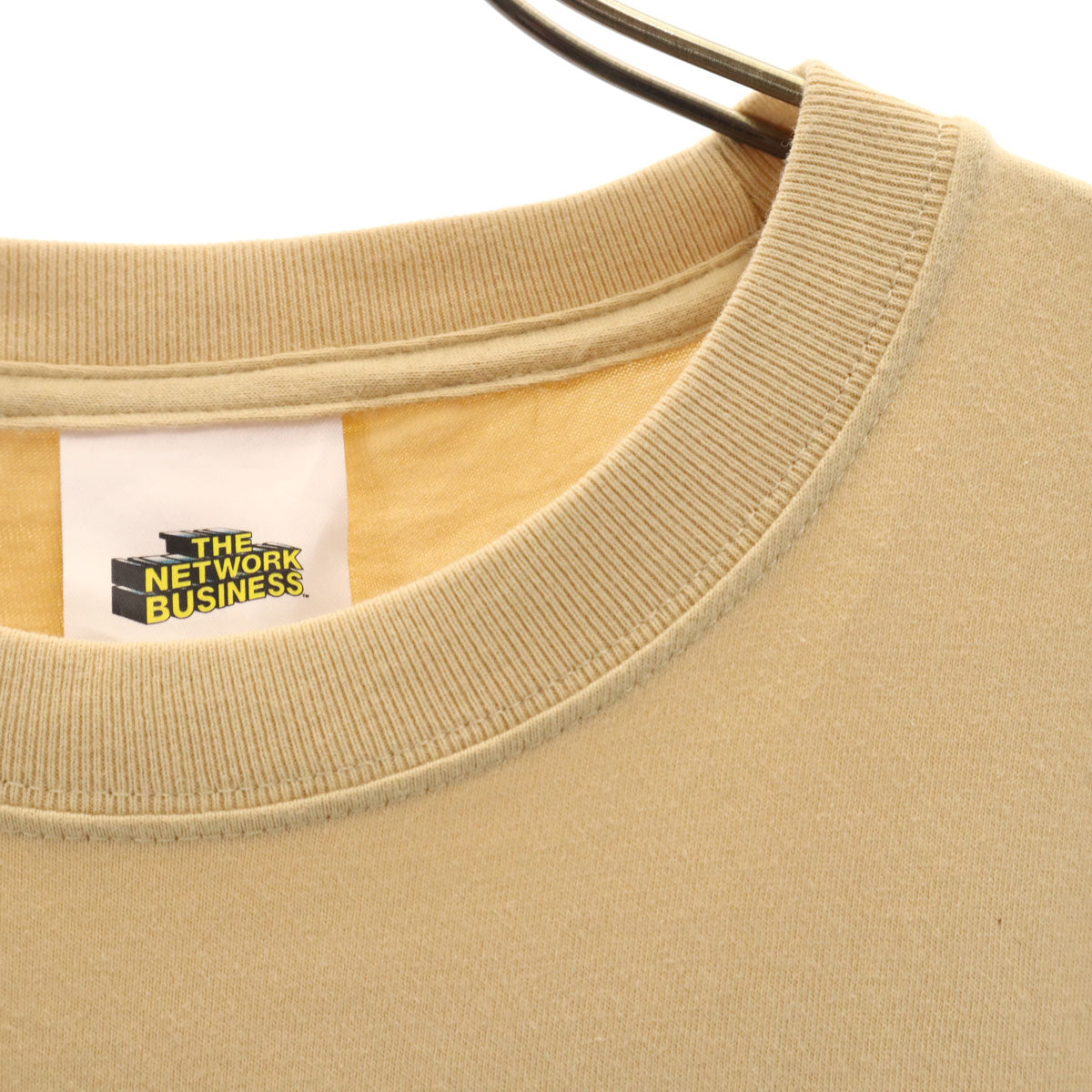 THE NETWORK BUSINESS ザネットワークビジネス 半袖 Tシャツ L ベージュ メンズ