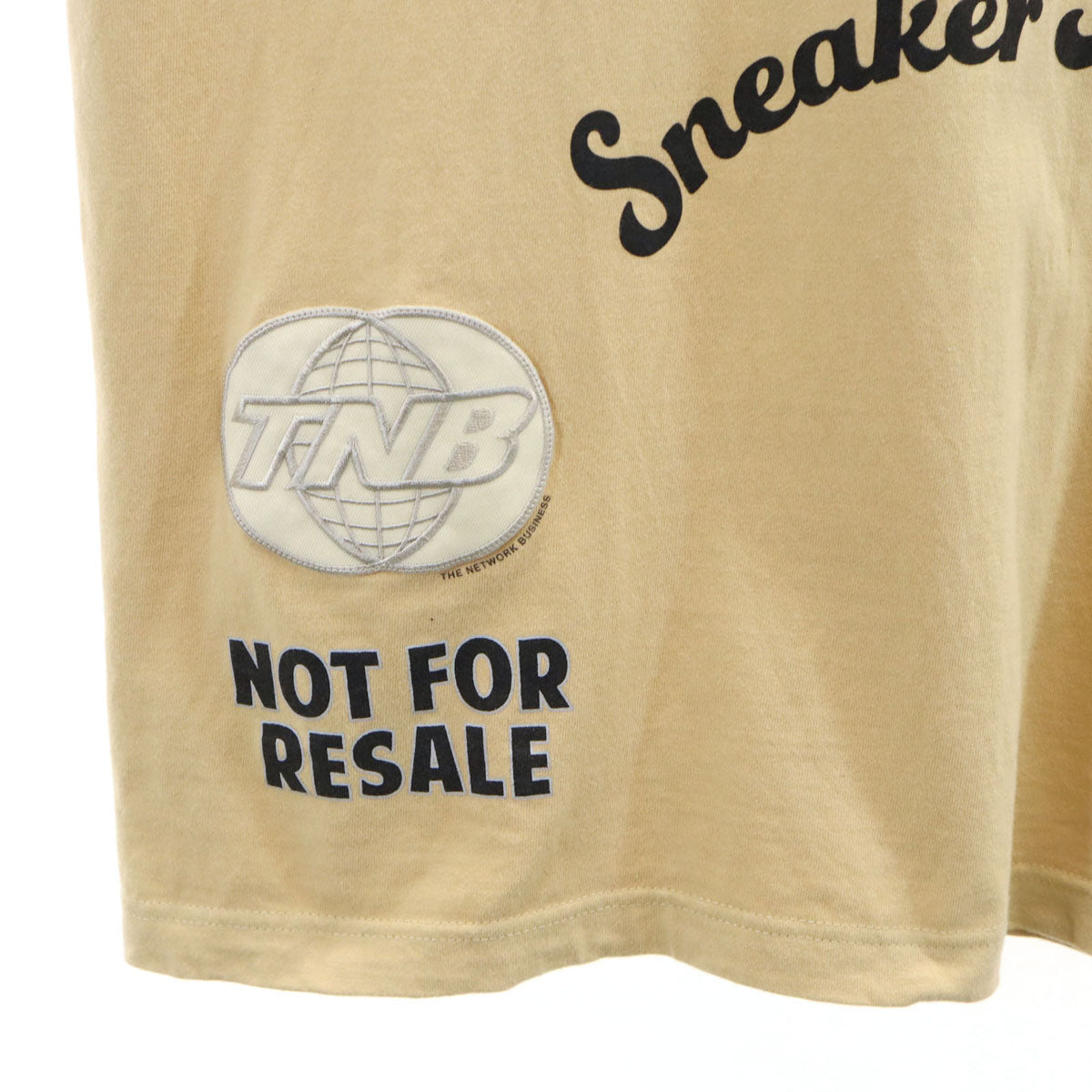 THE NETWORK BUSINESS ザネットワークビジネス 半袖 Tシャツ L ベージュ メンズ