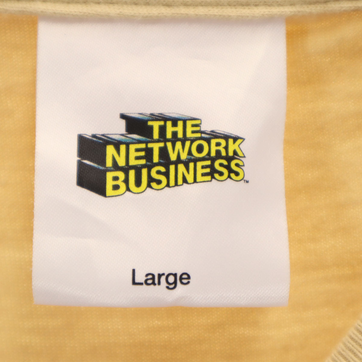 THE NETWORK BUSINESS ザネットワークビジネス 半袖 Tシャツ L ベージュ メンズ