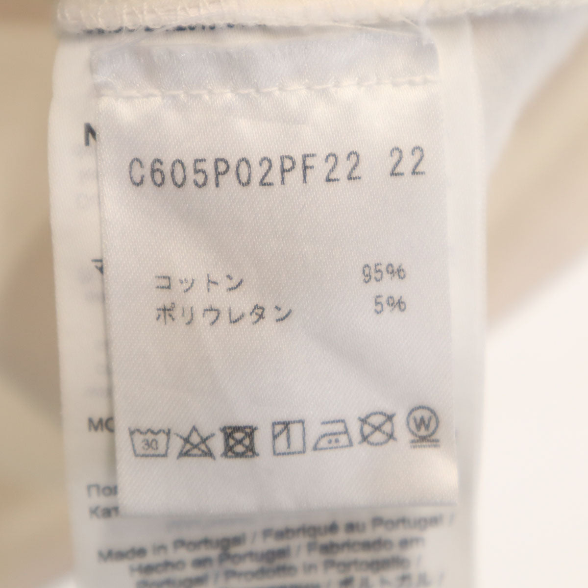 MARC JACOBS マークジェイコブス ポルトガル製 総ロゴ 半袖 Tシャツ M アイボリー レディース
