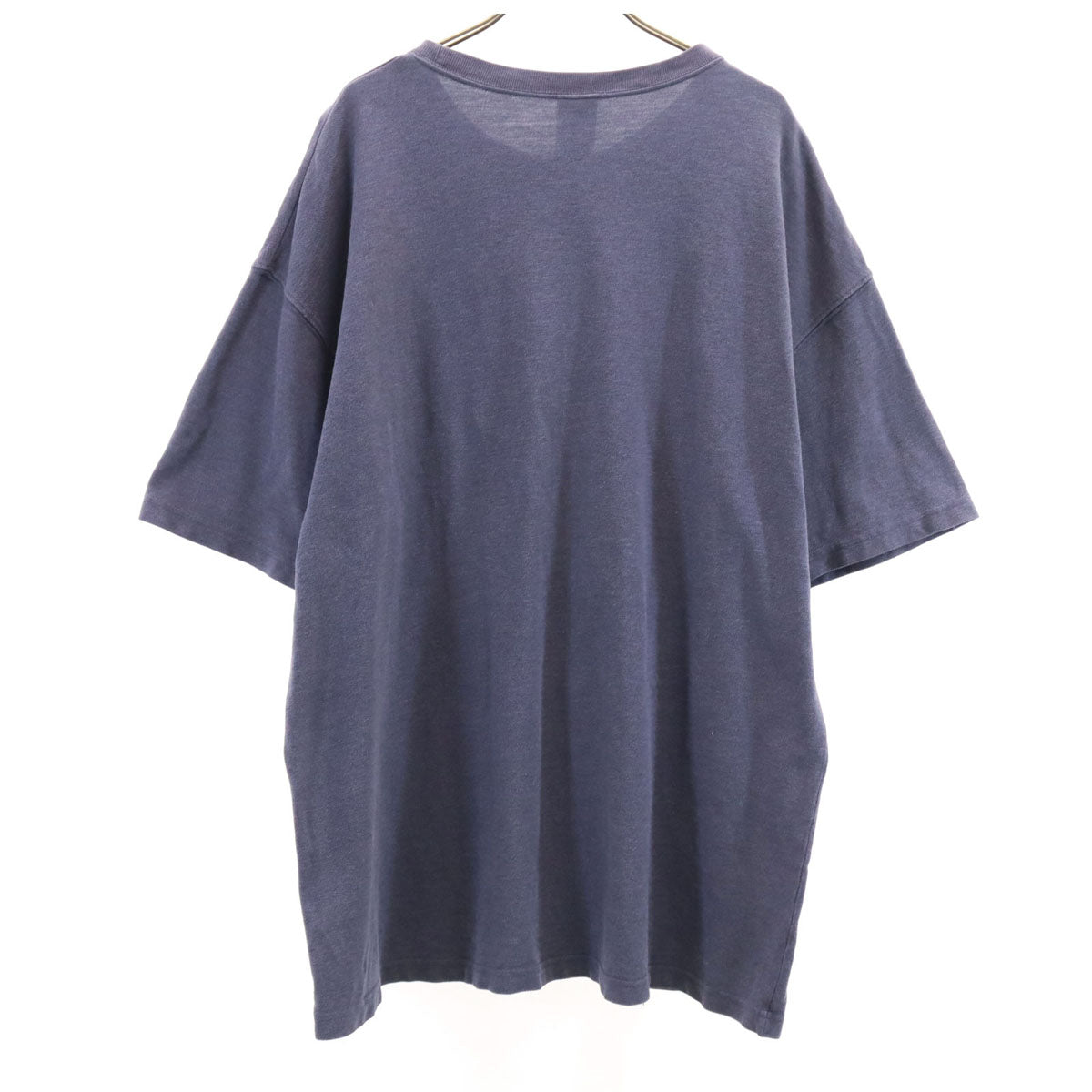 WARNER BROS. STUDIO STORE ワーナーブラザーススタジオストア ルーニー・テューンズ刺繍 半袖 Tシャツ XXL ネイビー 鹿の子 ビッグサイズ メンズ