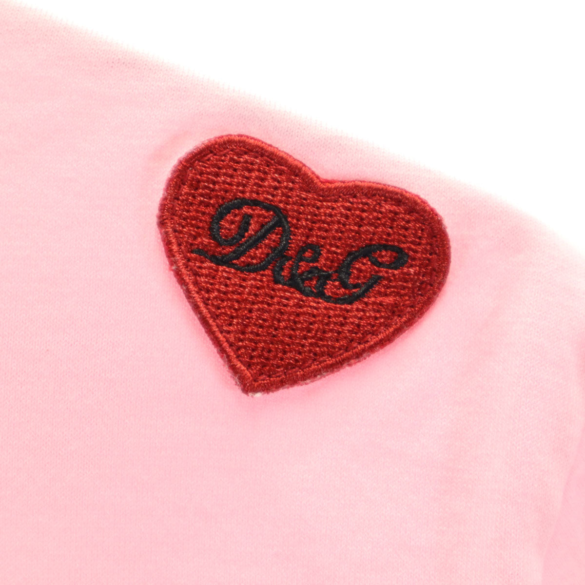 D&G DOLCE&GABBANA ディーアンドジードルチェアンドガッバーナ 半袖 Tシャツ 40 ピンク レディース