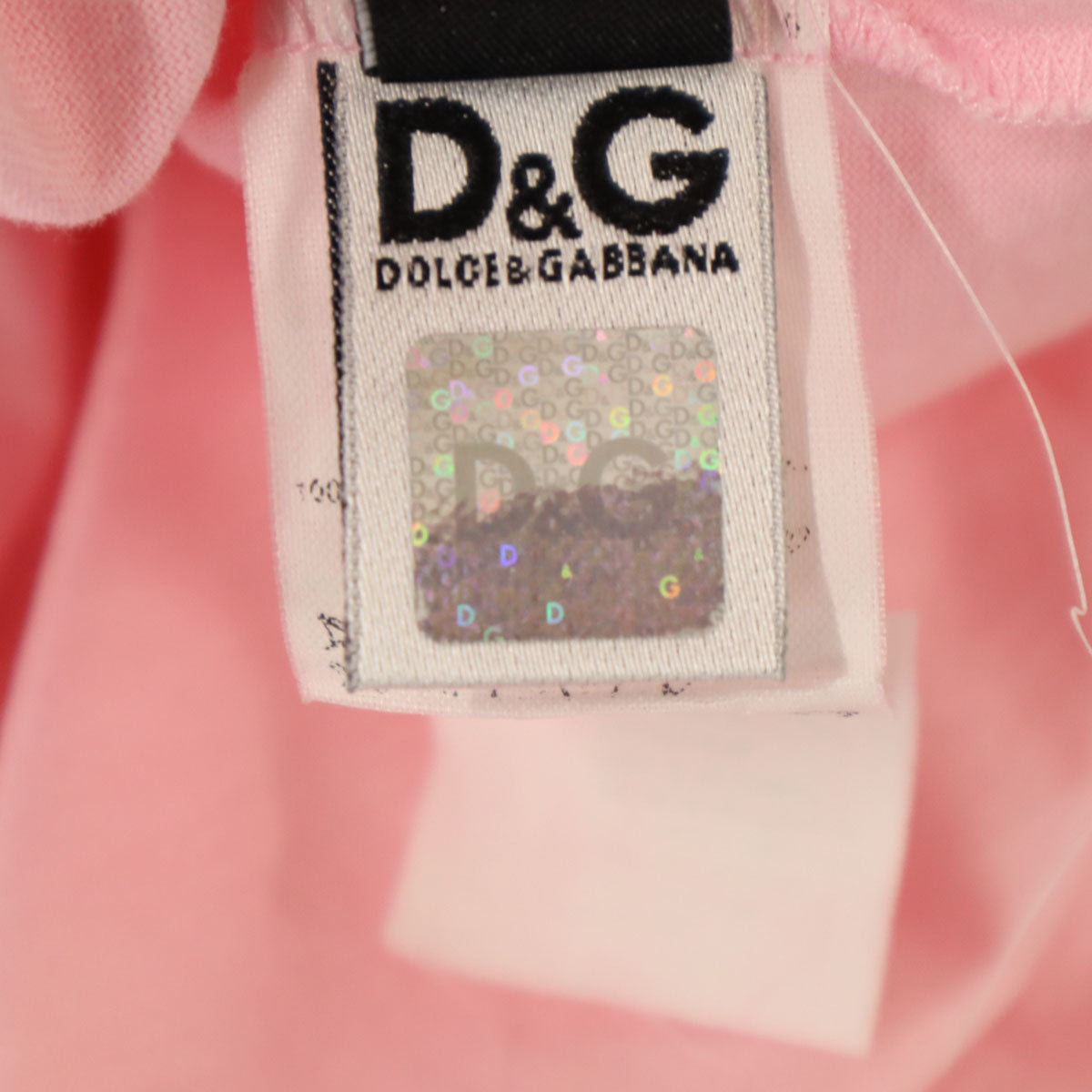 D&G DOLCE&GABBANA ディーアンドジードルチェアンドガッバーナ 半袖 Tシャツ 40 ピンク レディース