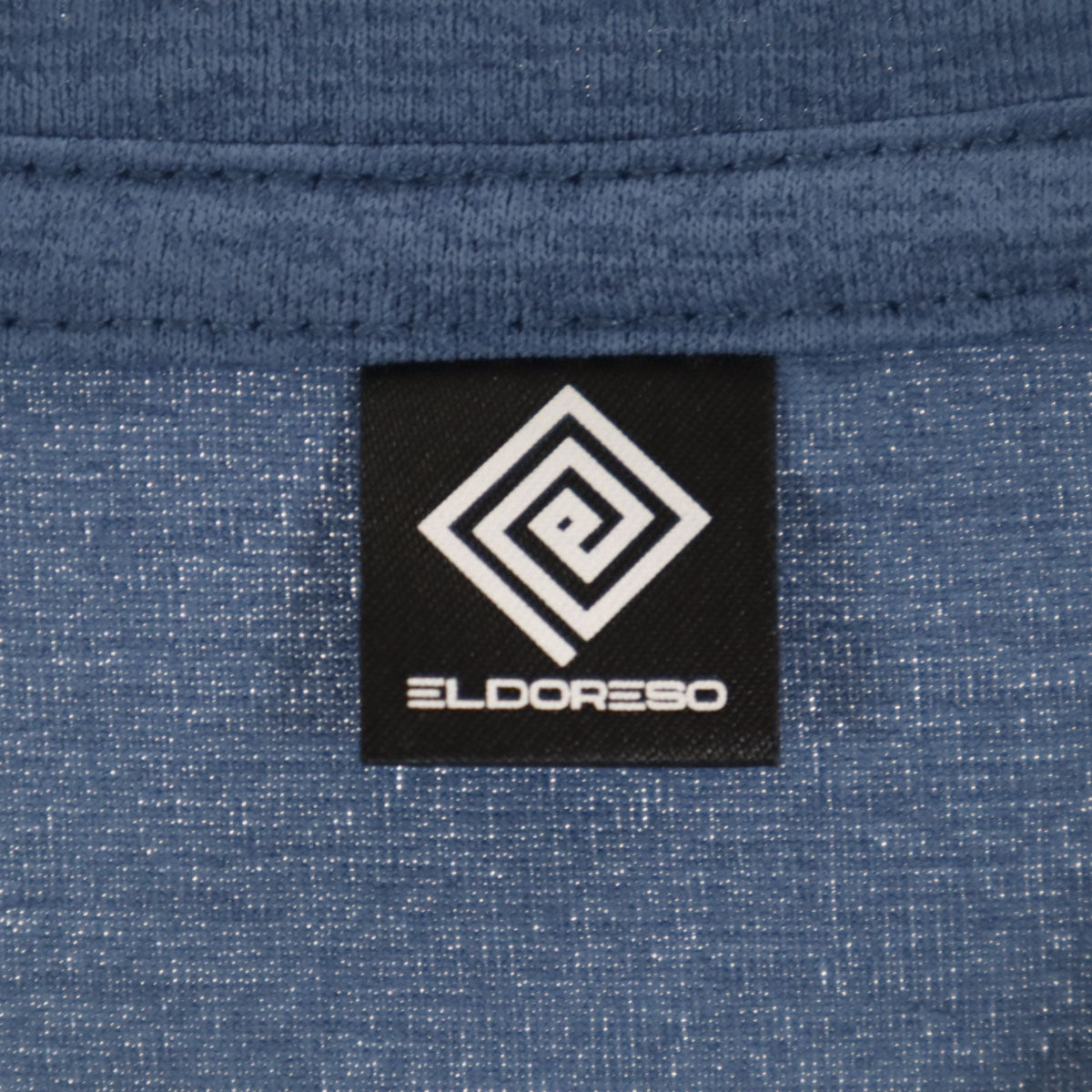 美品 ELDORESO エルドレッソ バックプリント ボーン 半袖 Tシャツ L 青紺系 メンズ