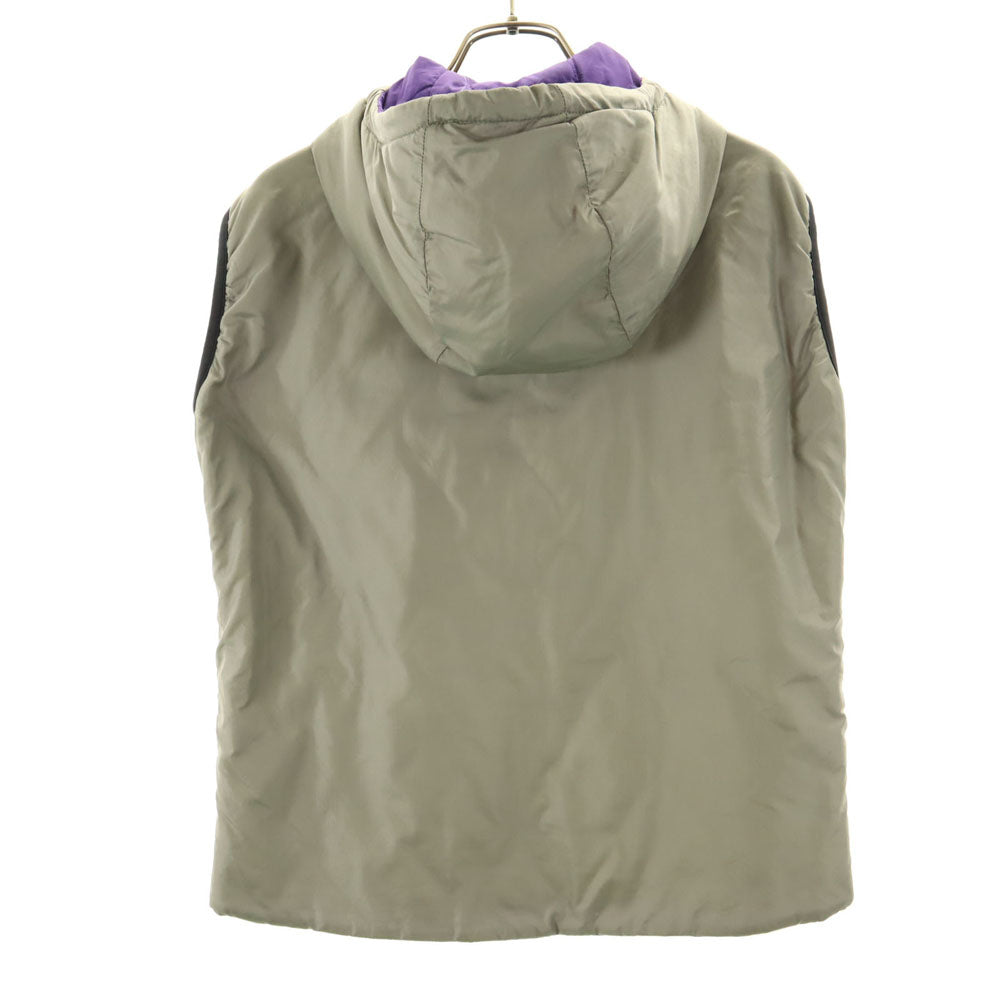 WILDTHINGS ワイルドシングス USA製 リバーシブル 中綿ベスト XS グレー メンズ