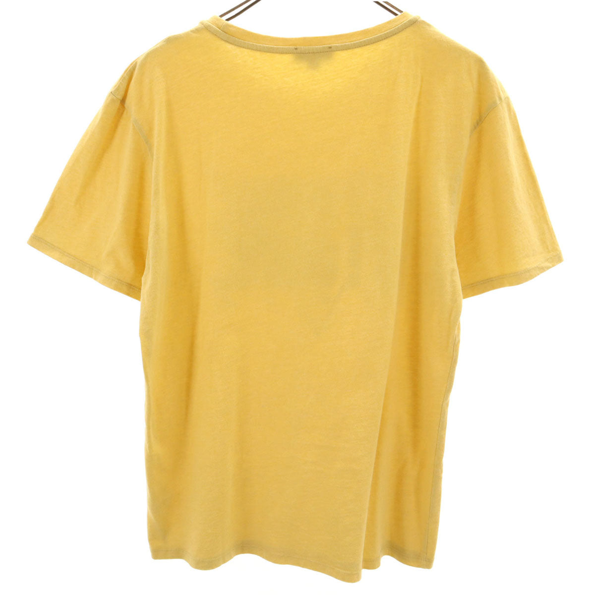 Kitsune' Tee キツネティー ポルトガル製 半袖 Tシャツ L イエロー メンズ