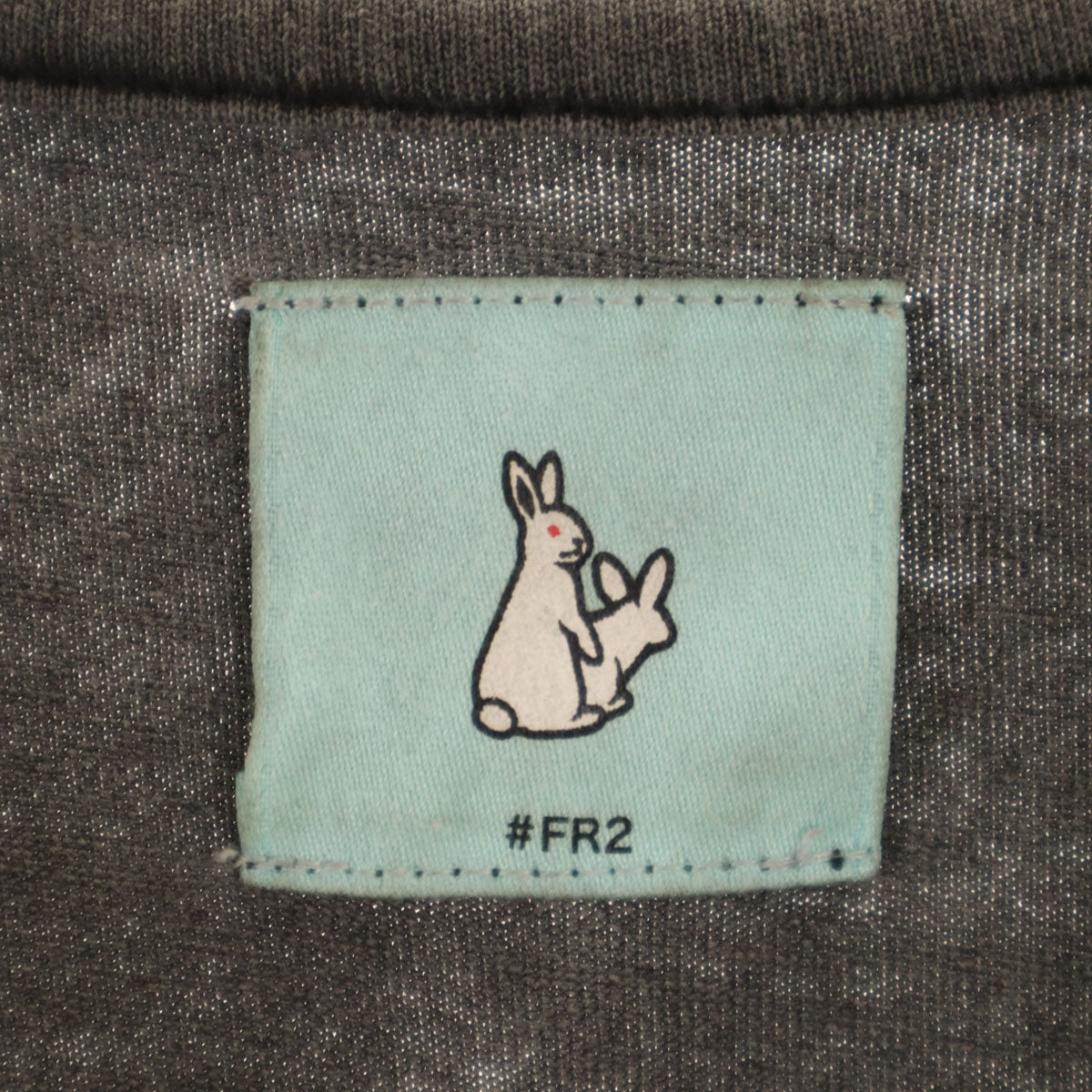 FR2 エフアールツー バックプリント エンジェル 半袖 Tシャツ M チャコールグレー メンズ