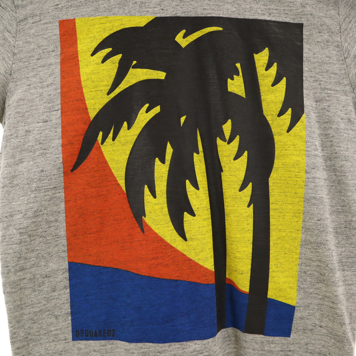 DSQUARED2 ディースクエアード イタリア製 半袖 Tシャツ XS グレー メンズ