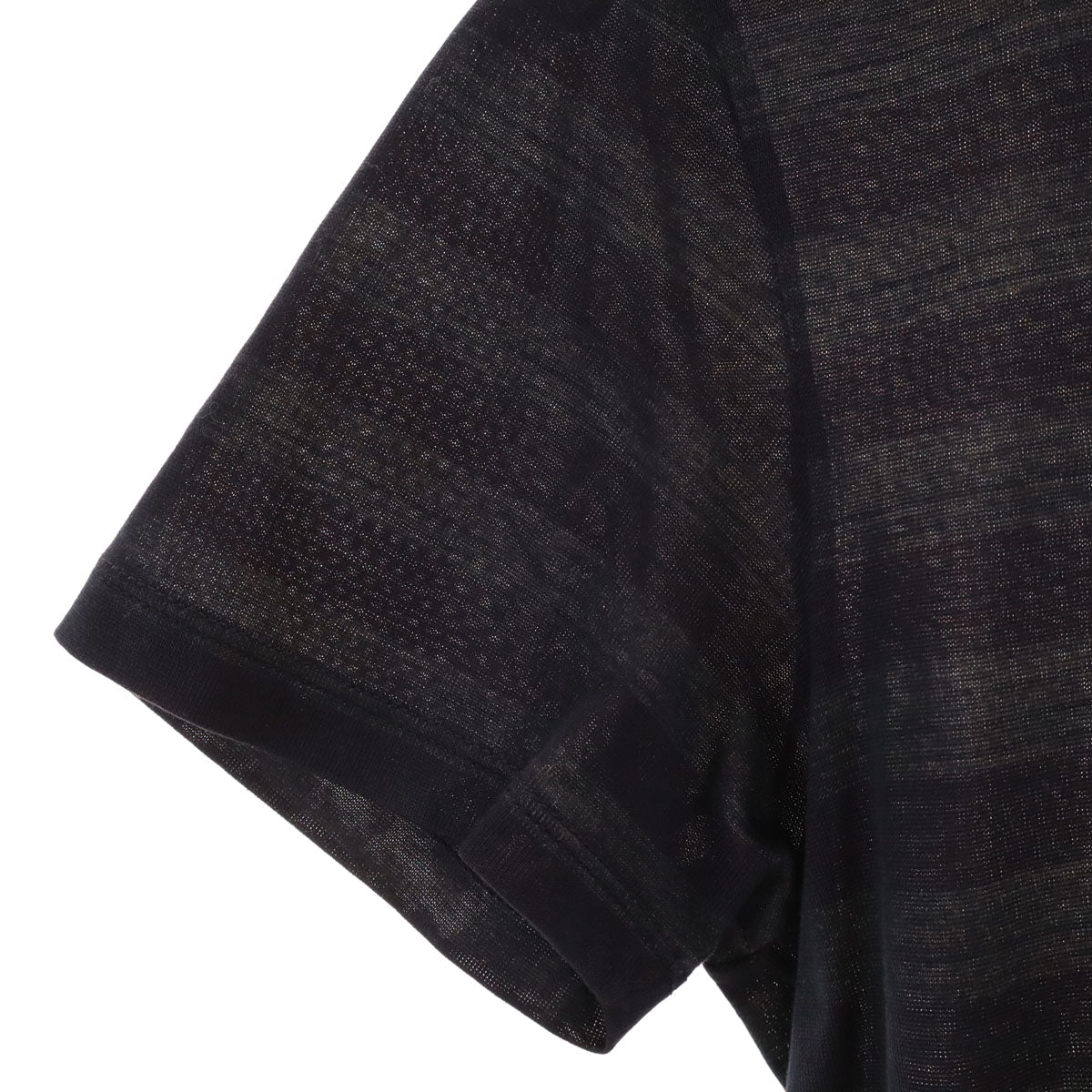 美品 LANVIN ランバン イタリア製 ボーダー柄 半袖 Tシャツ XS ネイビー メンズ