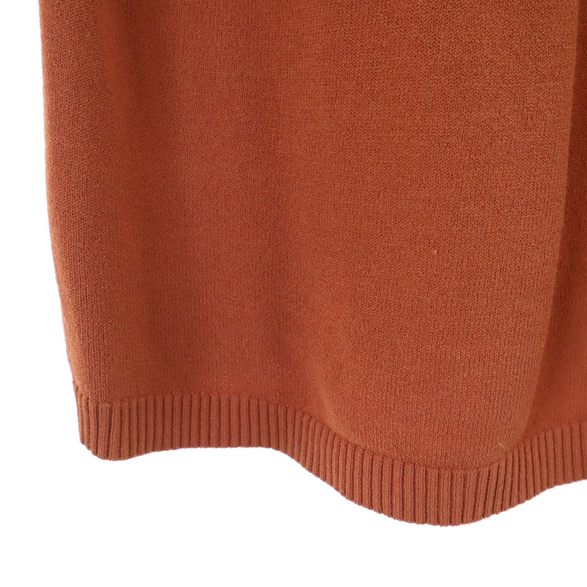 EPOCA エポカ 7分袖 ニット 40 オレンジブラウン レディース