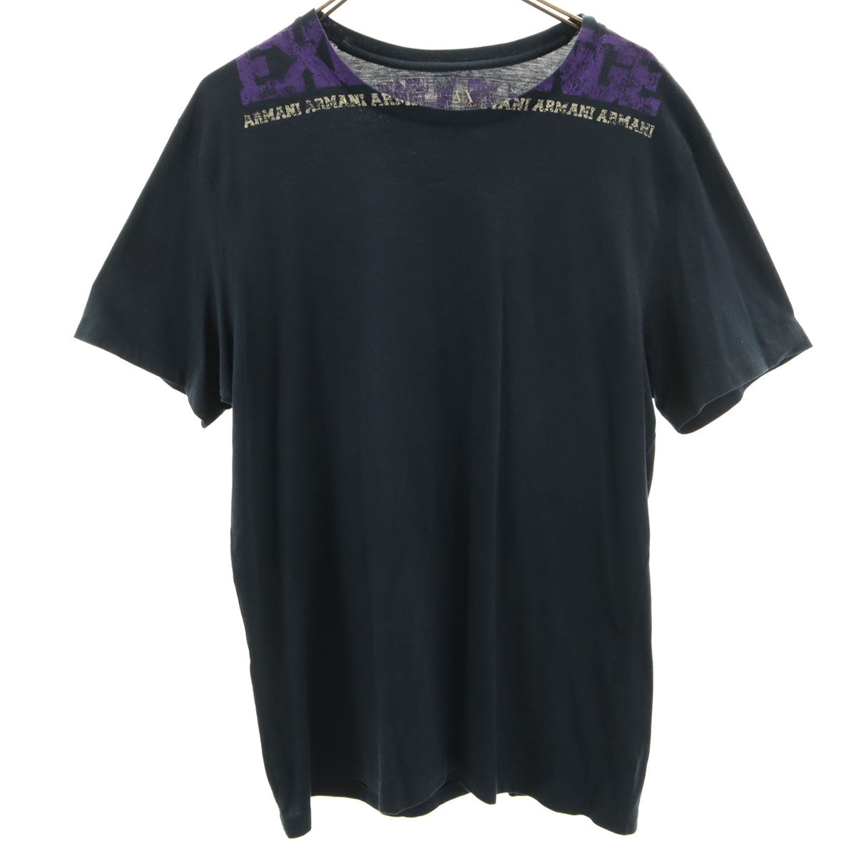 ARMANI EXCHANGE アルマーニエクスチェンジ 半袖 Tシャツ XL ネイビー メンズ