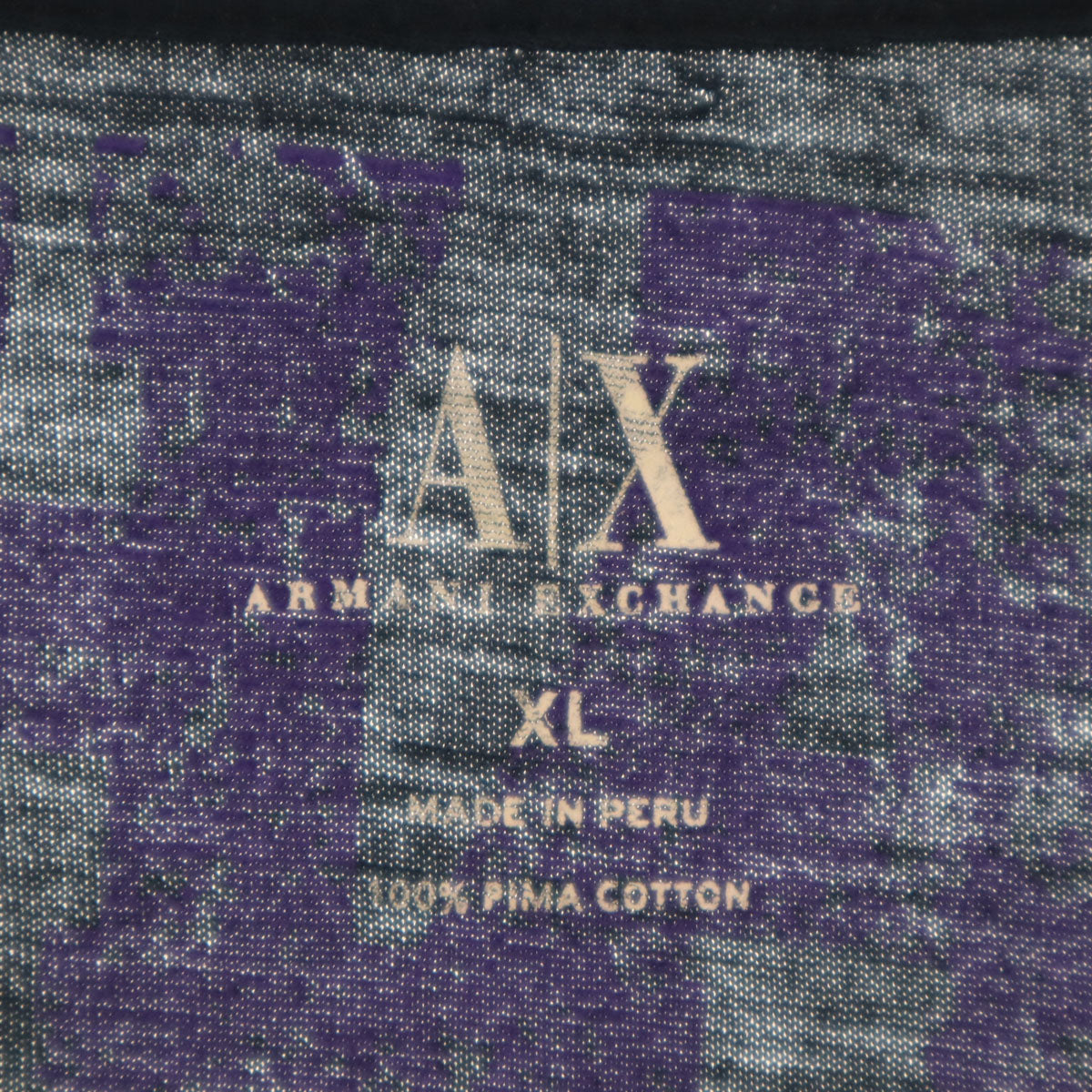 ARMANI EXCHANGE アルマーニエクスチェンジ 半袖 Tシャツ XL ネイビー メンズ