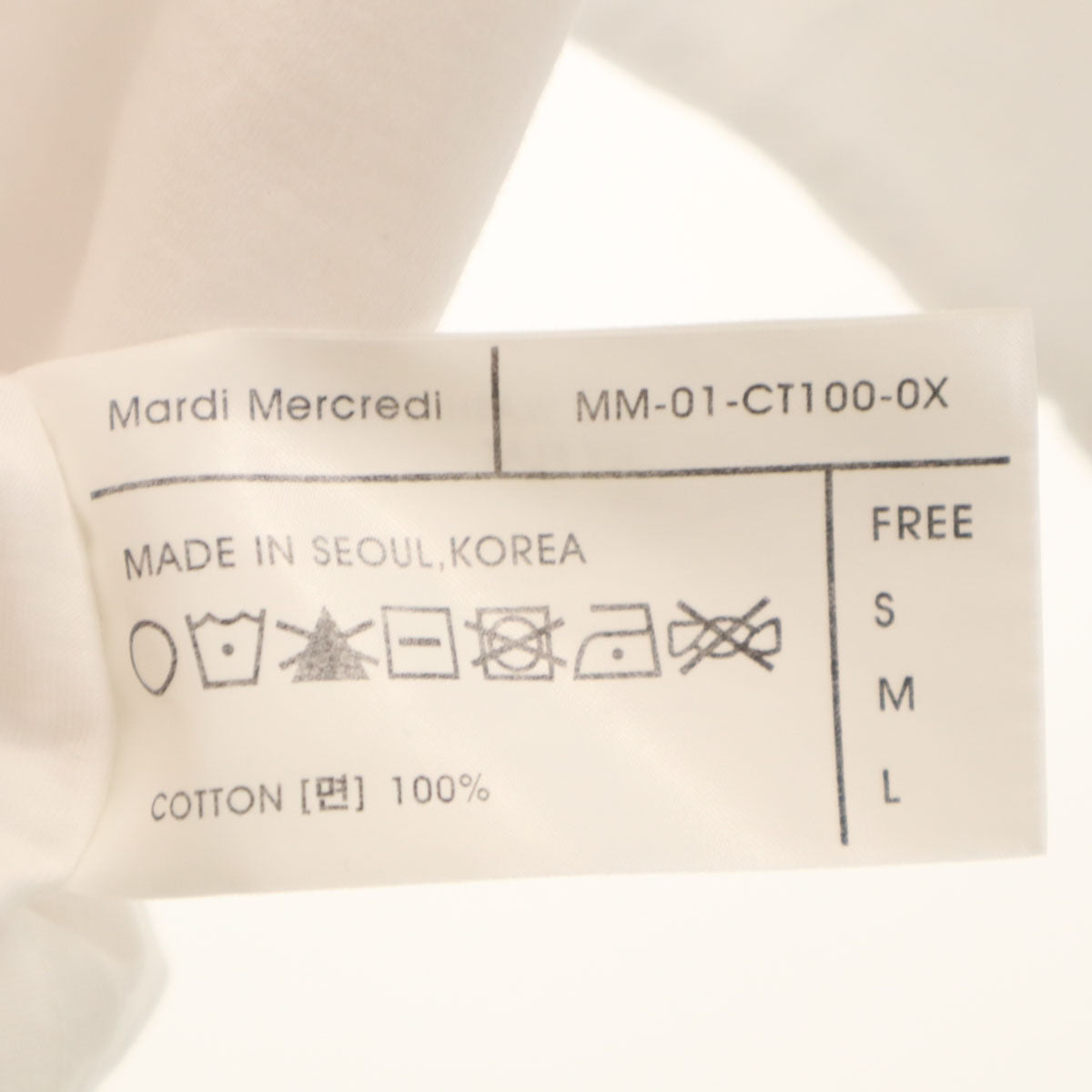 Mardi Mercredi マルディメクルディ 花 半袖 Tシャツ ホワイト レディース