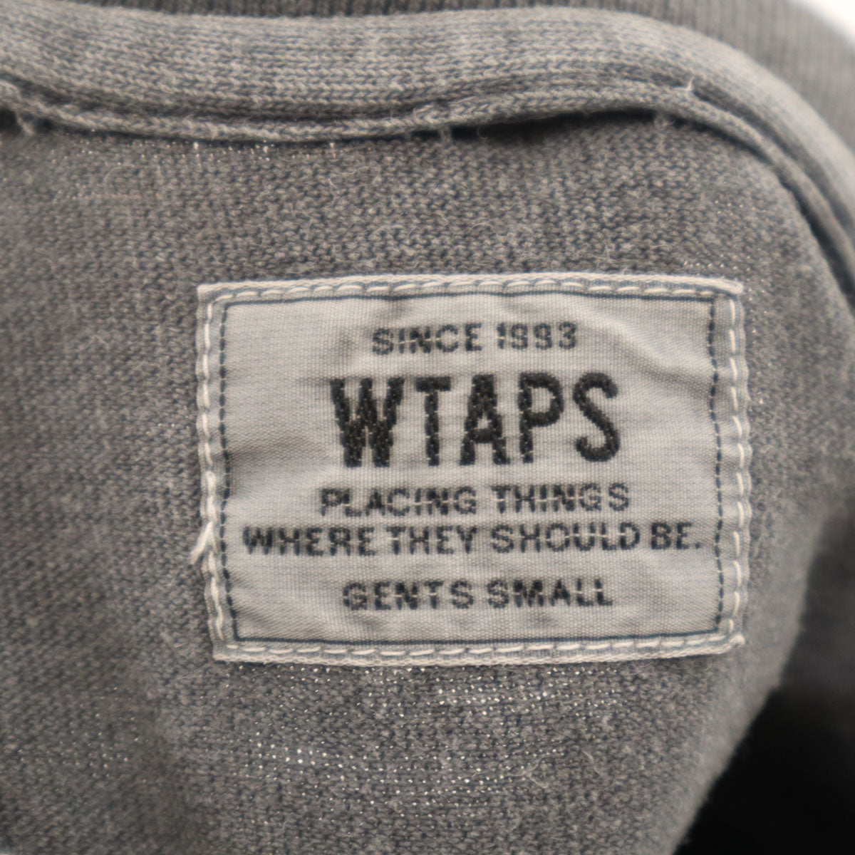 WTAPS ダブルタップス 日本製 半袖 Tシャツ S グレー メンズ