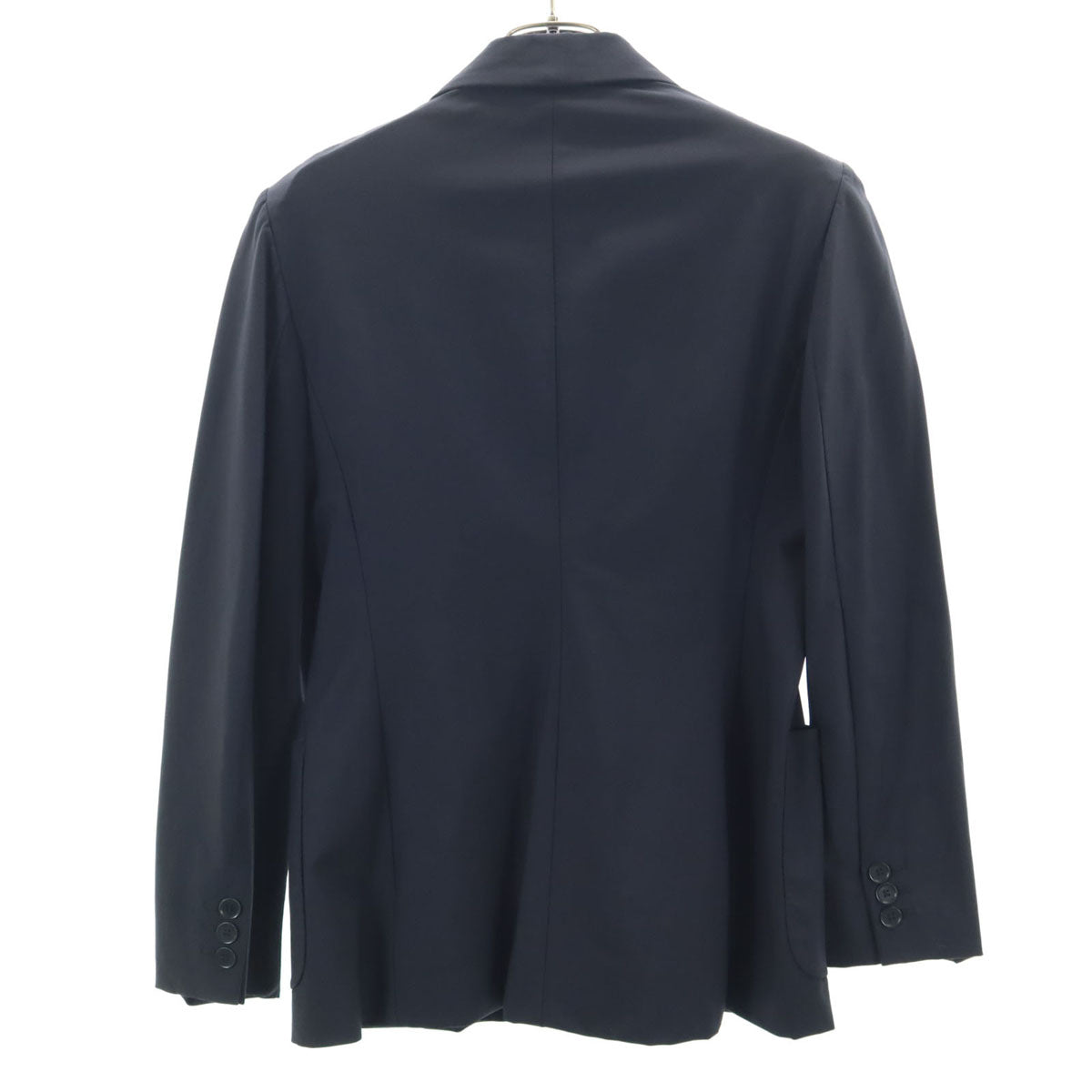 Max Mara WEEKEND LINE マックスマーラ ウィークエンド イタリア製 テーラードジャケット 38 チャコールブラック ストレッチ レディース