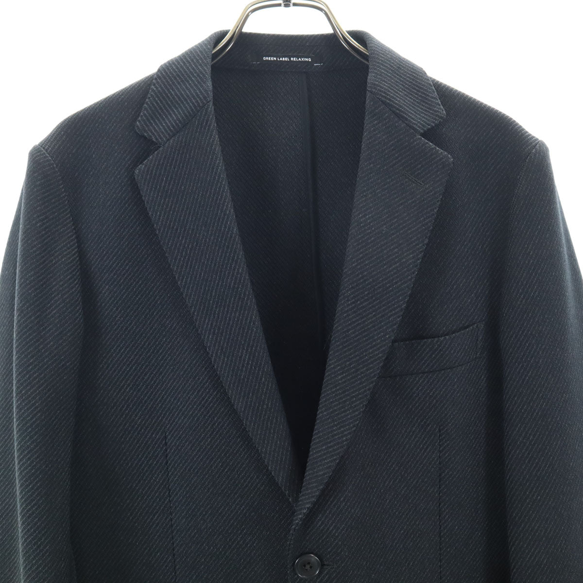 GREEN LABEL RELAXING UNITED ARROWS グリーンレーベルリラクシング ユナイテッドアローズ テーラードジャケット 44 チャコール アンコン メンズ