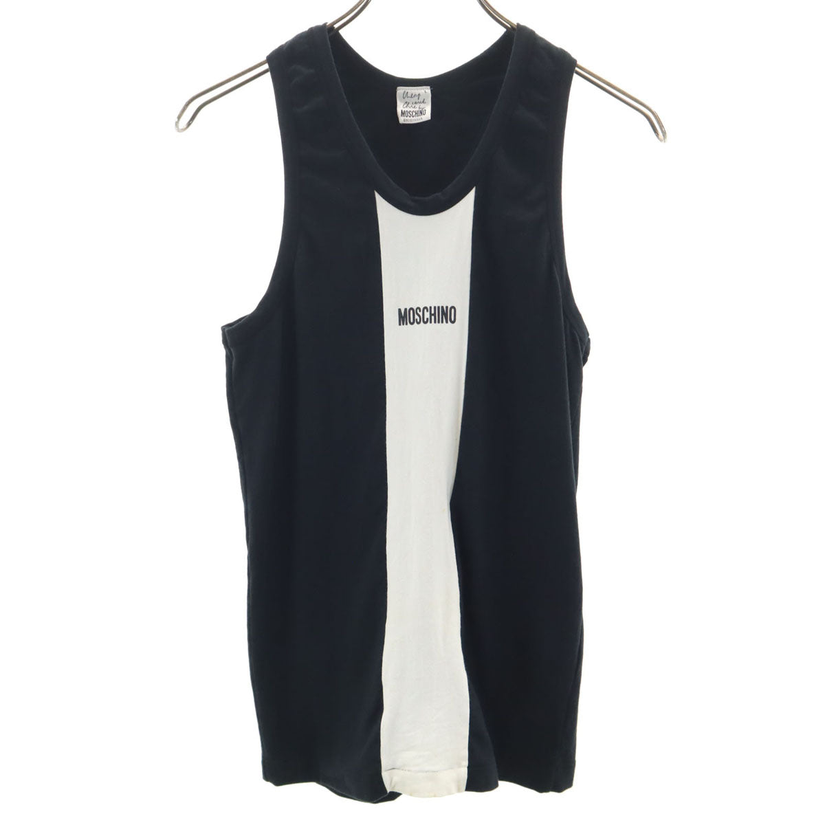 MOSCHINO CHEAP AND CHIC モスキーノ チープ＆シック タンクトップ L ブラック レディース