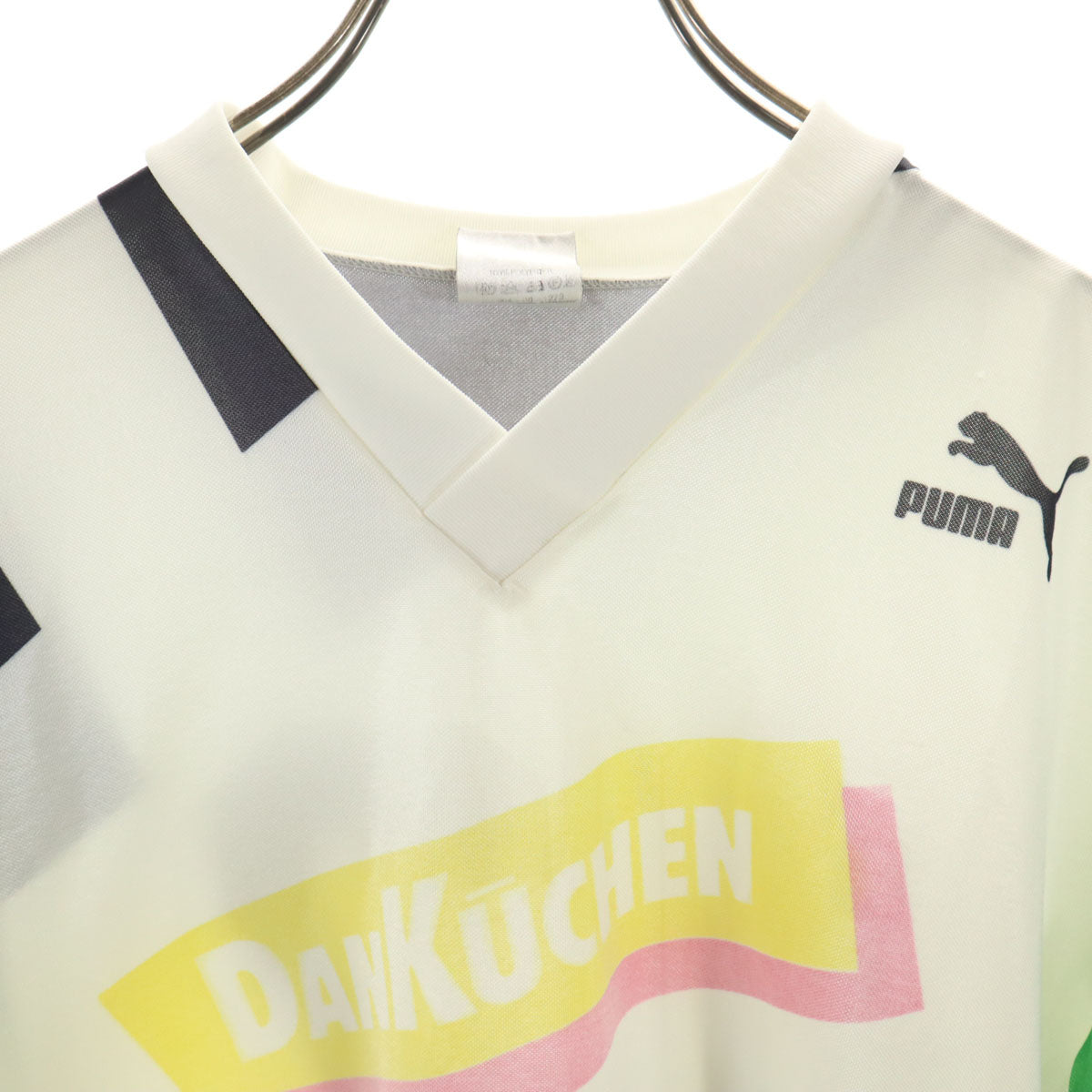 PUMA プーマ 80s 西ドイツ製 ヴィンテージ 半袖 ユニフォーム M ホワイト メンズ