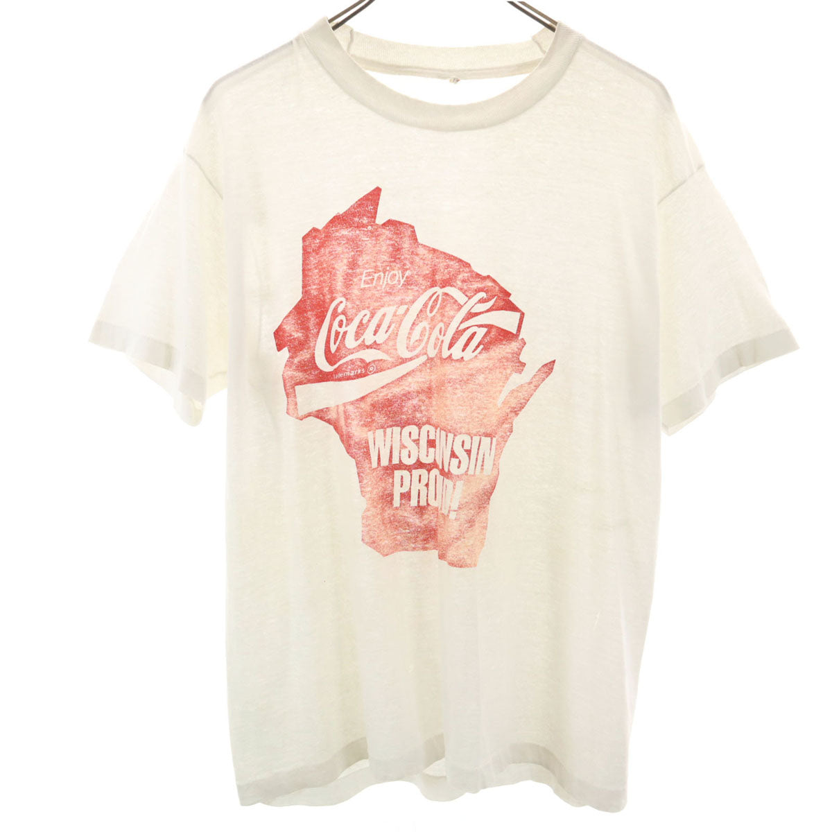 90s オールド コカコーラ 半袖 シングルステッチ Tシャツ ホワイト メンズ