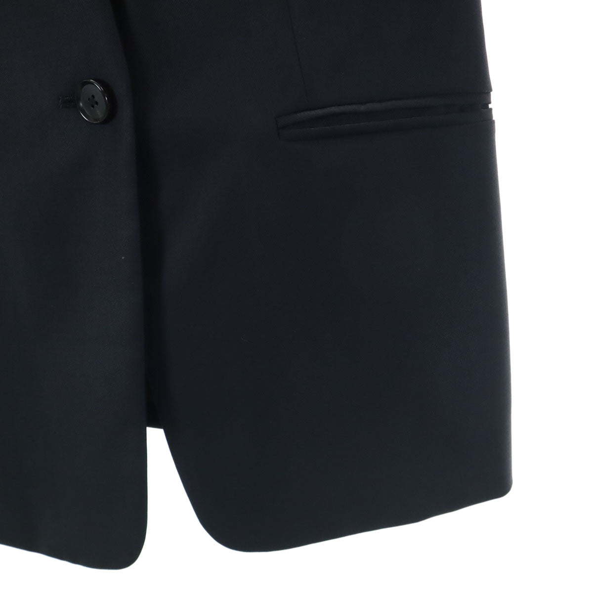 UNITED ARROWS ユナイテッドアローズ 日本製 ジャケット 38 チャコールブラック レディース