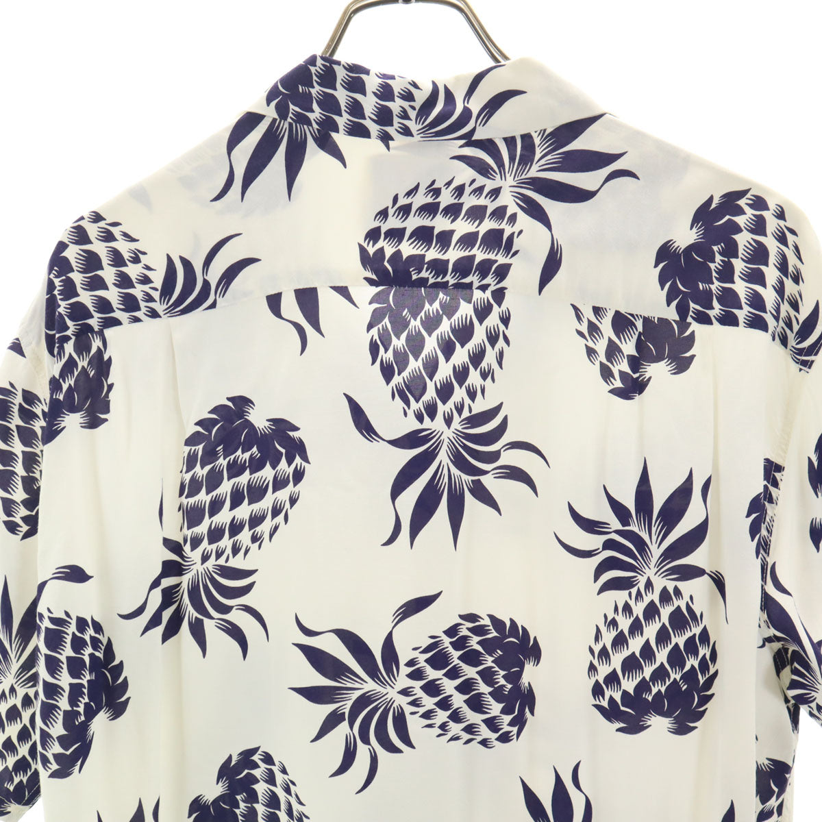 SUN SURF サンサーフ 日本製 Duke Kahanamok スペシャルエディション パイナップル 半袖 アロハシャツ L ホワイト DK36201 東洋エンタープライズ デューク カハナモク 箱付き メンズ