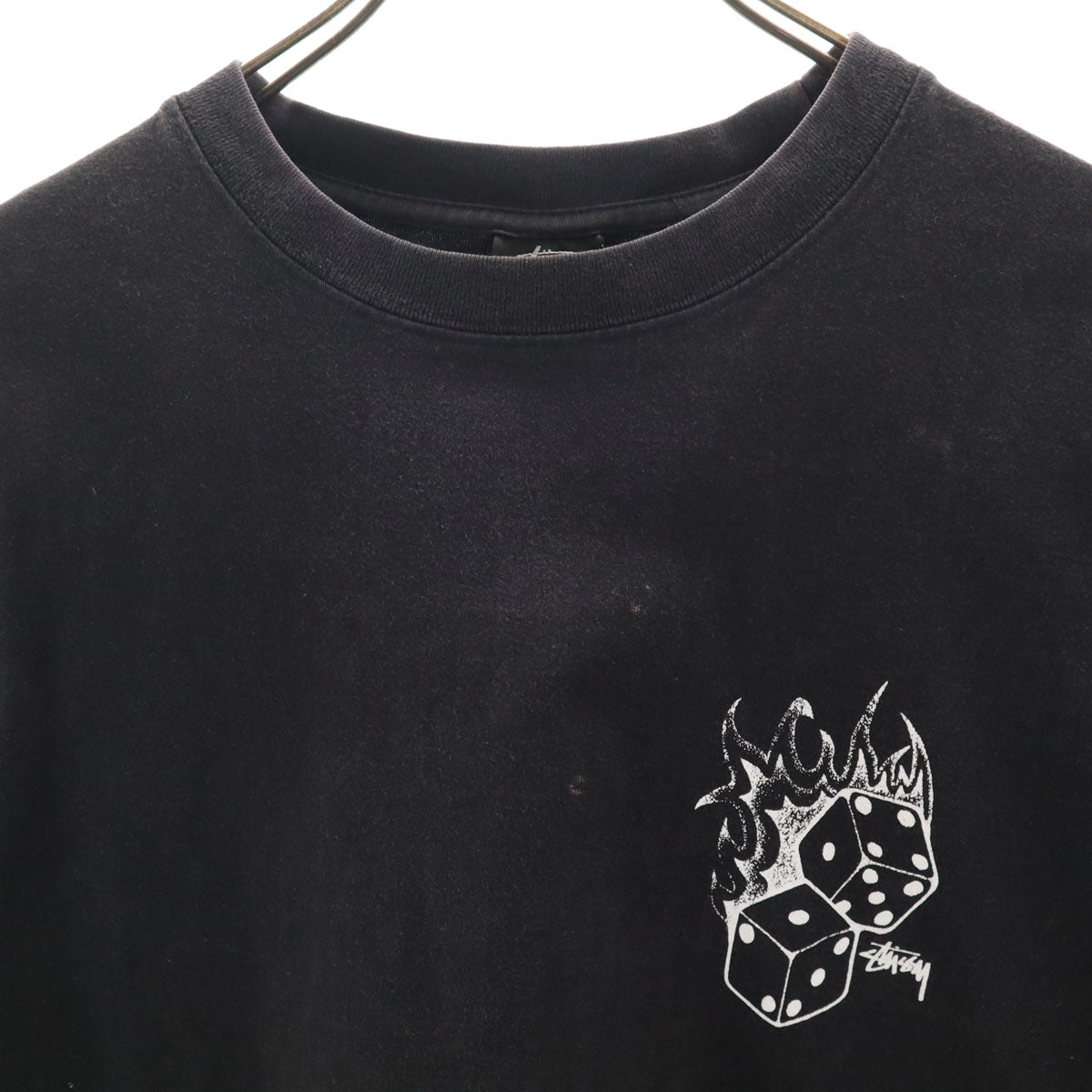 STUSSY ステューシー 半袖 Tシャツ M ブラック メンズ
