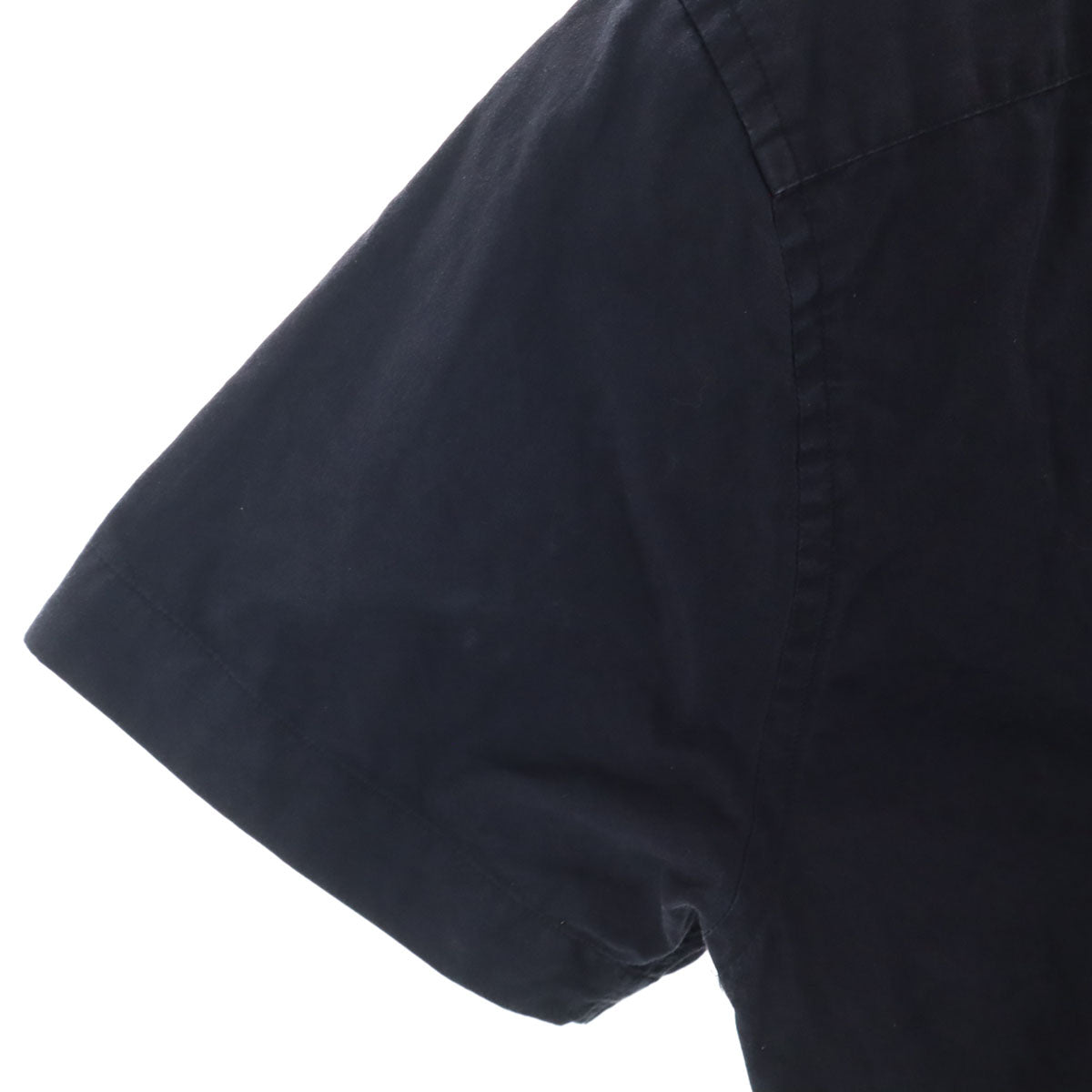 COMME des GARCONS HOMME PLUS コムデギャルソンオムプリュス 2001年 日本製 半袖 シャツ L ネイビー メンズ