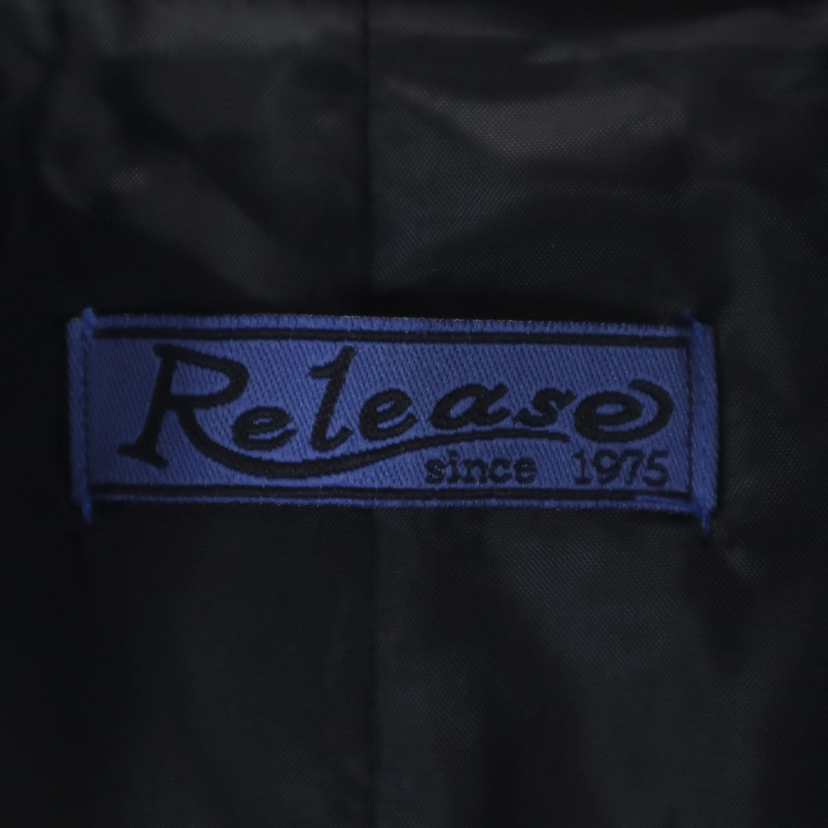 Release フェイク レザージャケット ブラック レディース