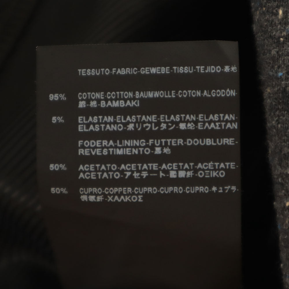 バレンシアガ パリス フランス製 ネップ入り テーラードジャケット 34 チャコールグレー ブレザー レディース