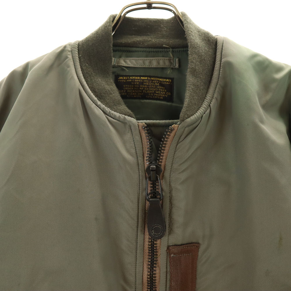 バズリクソンズMA-1フライトジャケット Mサイズ セージグリーン バズリクソンズ MA-1 フライトジャケット M セージグリーン Buzz
