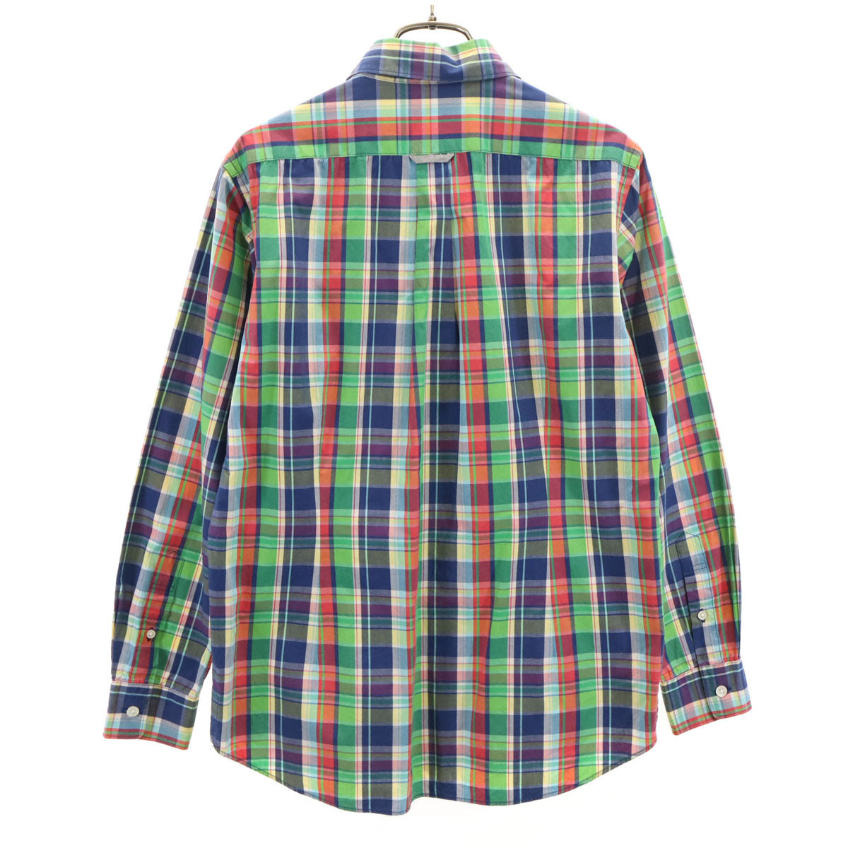 FRED PERRY フレッドペリー チェック柄 長袖 コットンシャツ M マルチ メンズ