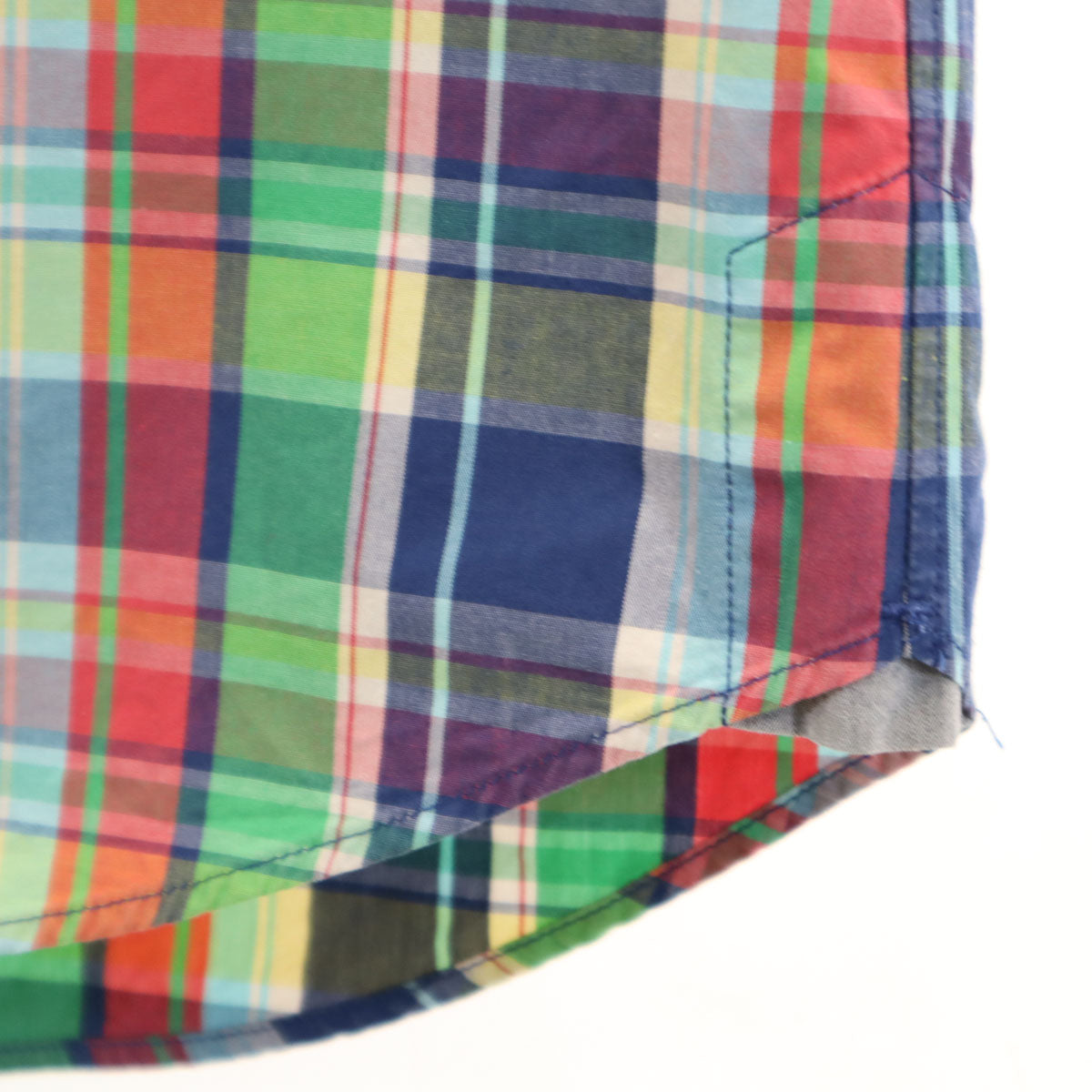 FRED PERRY フレッドペリー チェック柄 長袖 コットンシャツ M マルチ メンズ