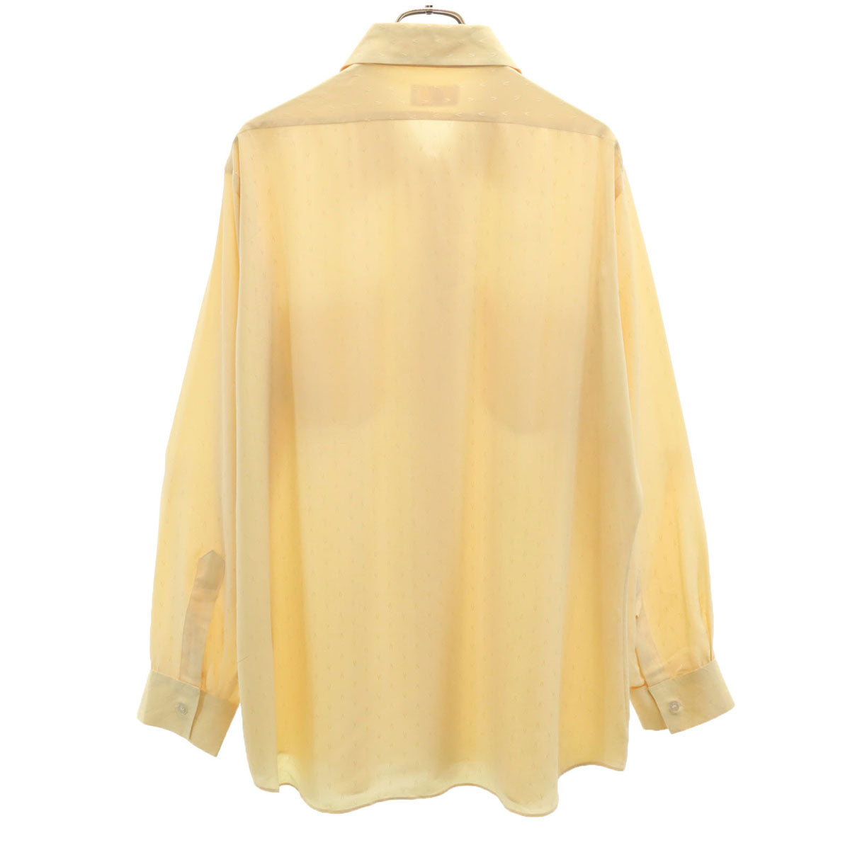 70s ヴィンテージ 長袖 シャツ イエロー メンズ