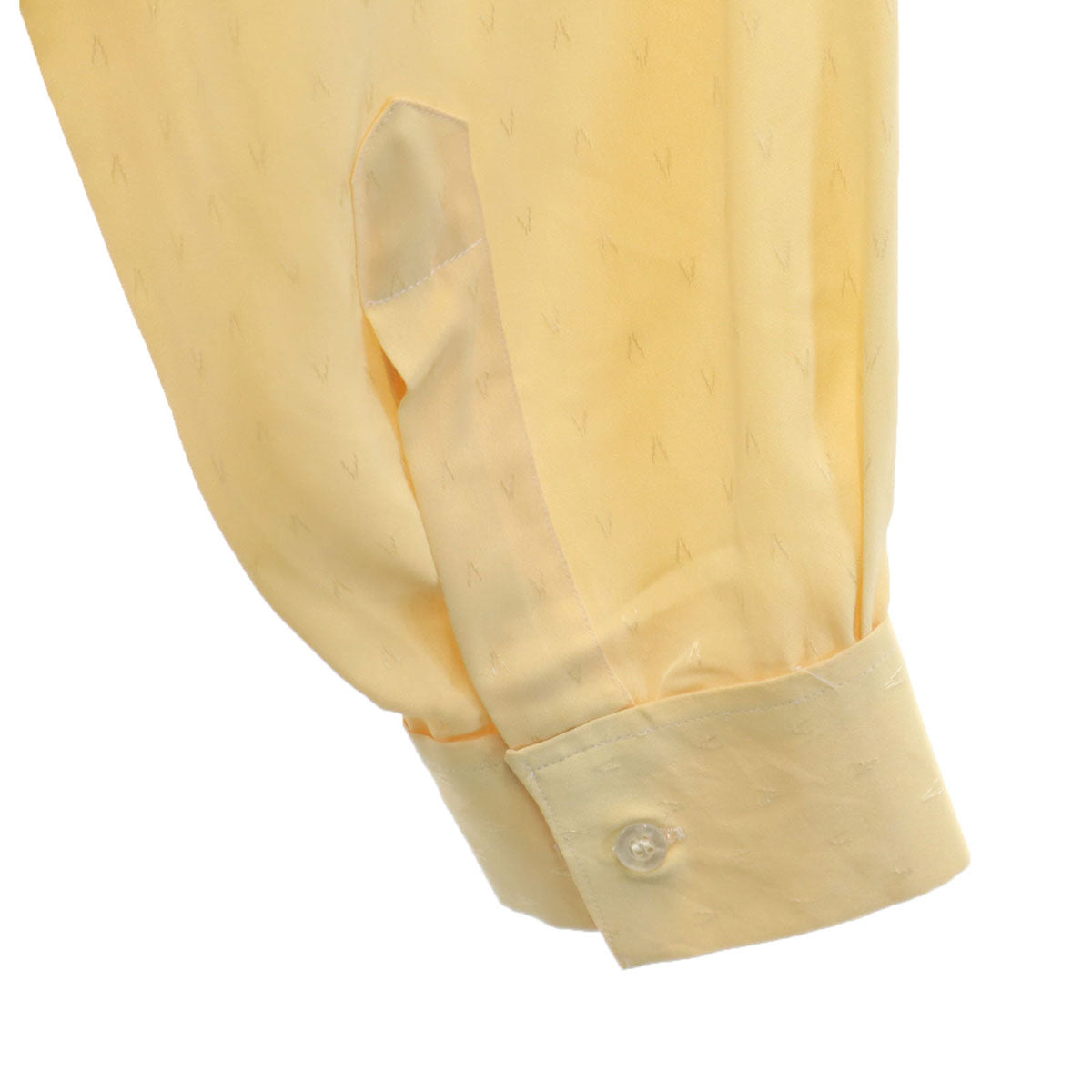 70s ヴィンテージ 長袖 シャツ イエロー メンズ