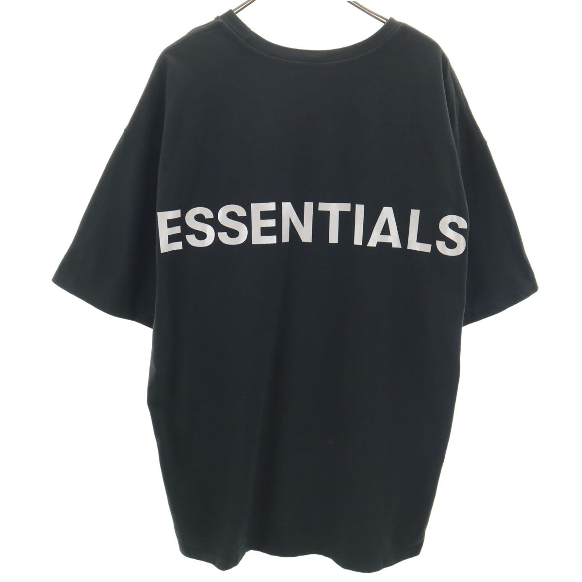 ESSENTIALS エッセンシャルズ バックロゴ 半袖 Tシャツ XL ブラック メンズ