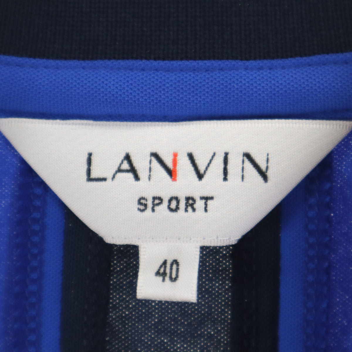 LANVIN SPORT ランバンスポール 半袖 ポロシャツ 40 ブルー メンズ