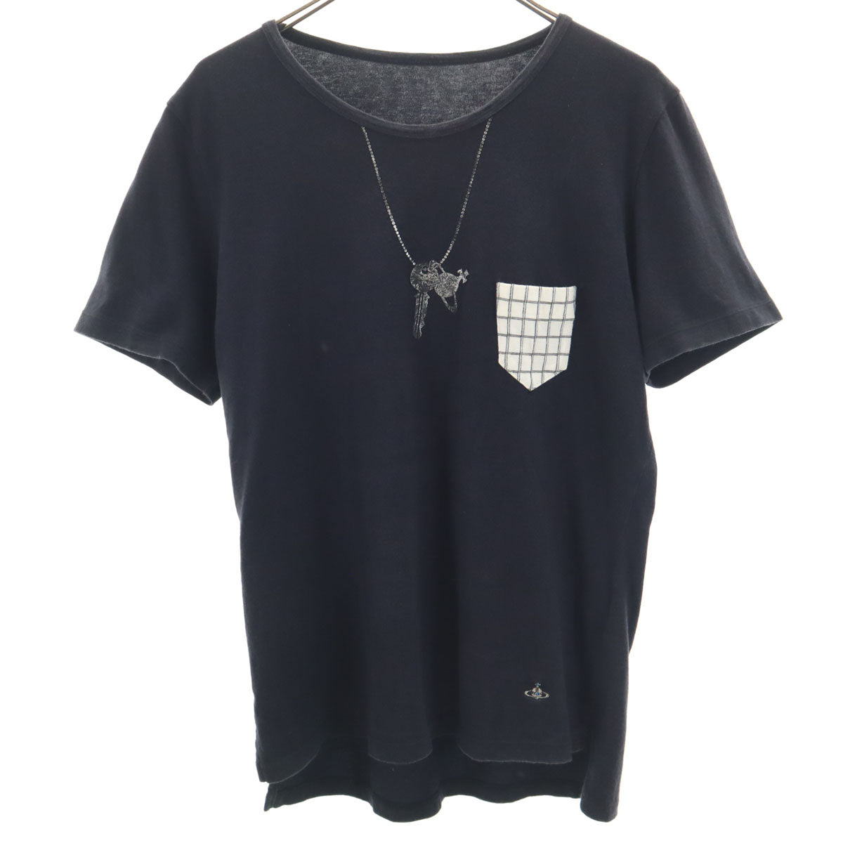 Vivienne WestwoodMAN ヴィヴィアンウエストウッドマン 日本製 半袖 Tシャツ 50 ブラック メンズ