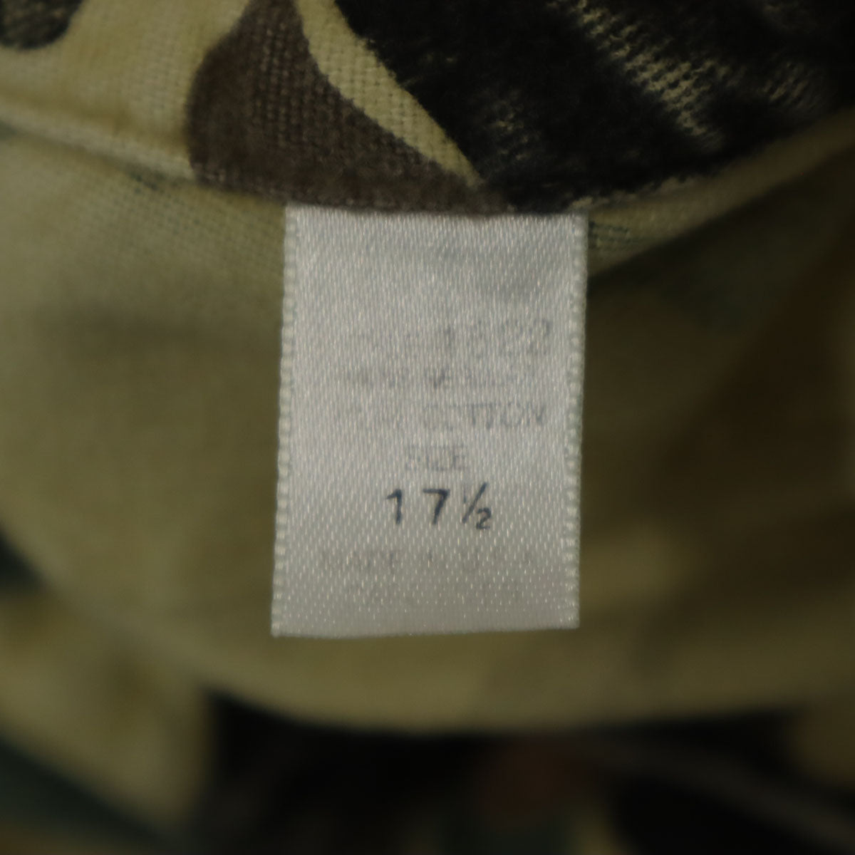 L.L.Bean エルエルビーン 80s ヴィンテージ USA製 モアシャツ ダックハンターカモ柄 長袖 コットンシャツ 171/2 グリーン メンズ