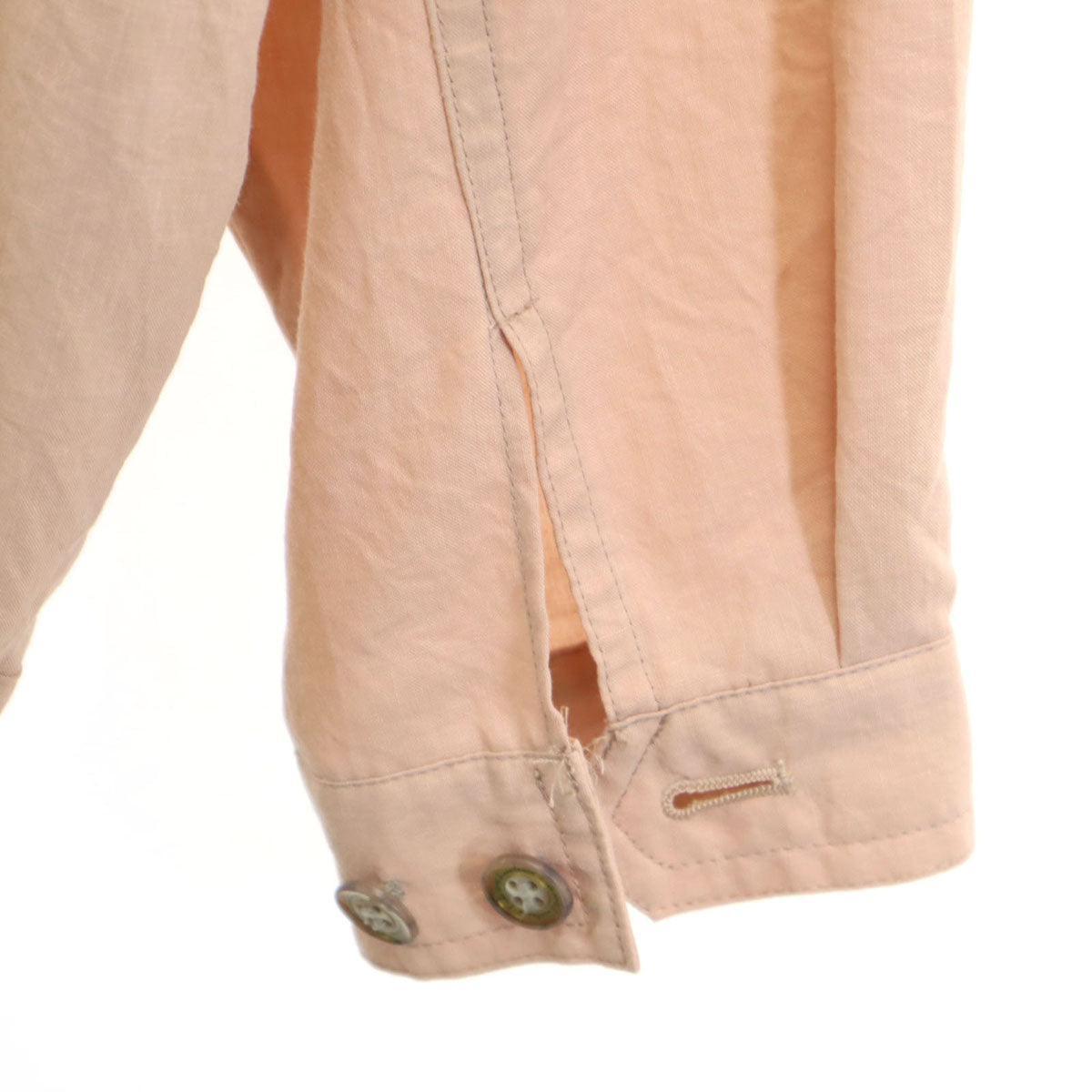 courreges クレージュ リネンブレンド 日本製 ジャケット L オレンジ系 homme メンズ