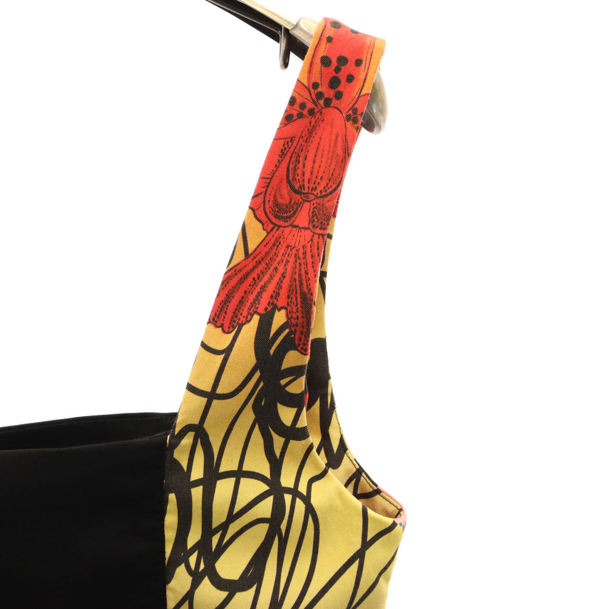 未使用 Desigual デシグアル MONSIEUR CHRISTIAN LACROIX ムッシュ・クリスチャン・ラクロワ コラボ ノースリーブ ワンピース M ブラック レディース