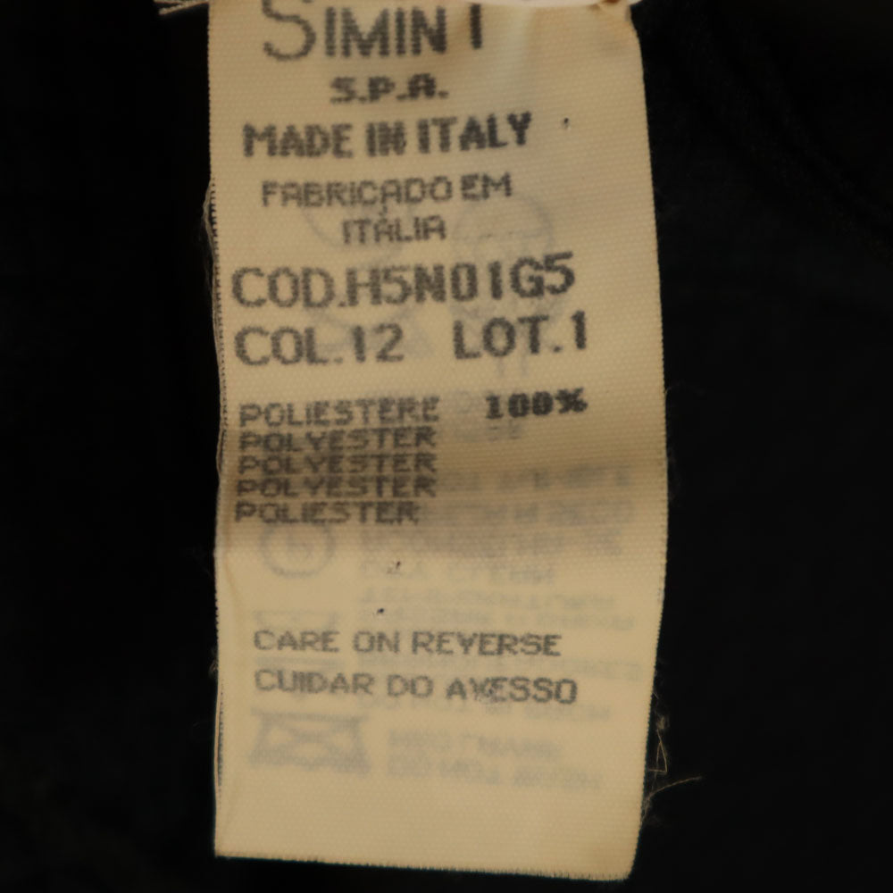 ARMANI JEANS アルマーニジーンズ 90s オールド キルティング テーラードジャケット 40 チャコールブラック ブレザー レディース