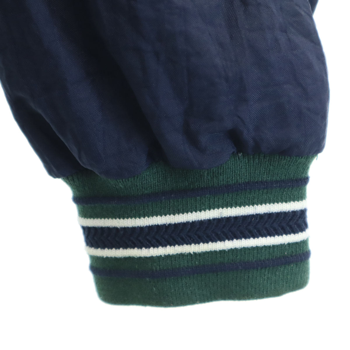 Champion チャンピオン 90s オールド 長袖 Vネック ナイロンジャケット L ネイビー プルオーバー メンズ