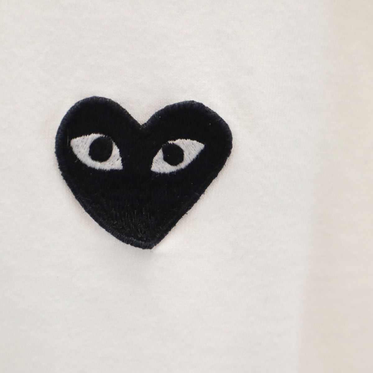 PLAY COMME des GARCONS プレイコムデギャルソン 2024年 日本製 長袖 Tシャツ XL ホワイト ロンT メンズ