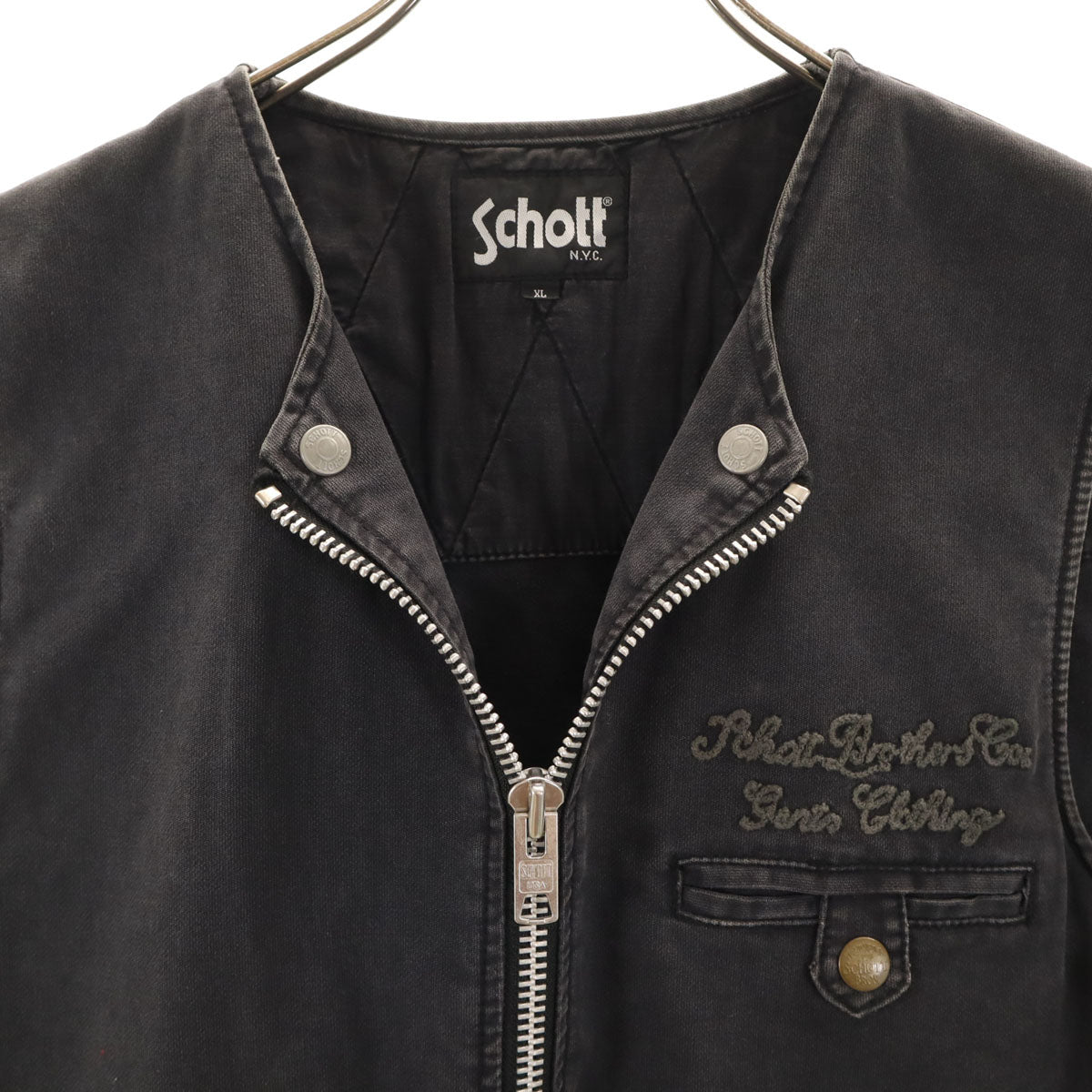 schott ショット ベスト XL ブラック系 メンズ